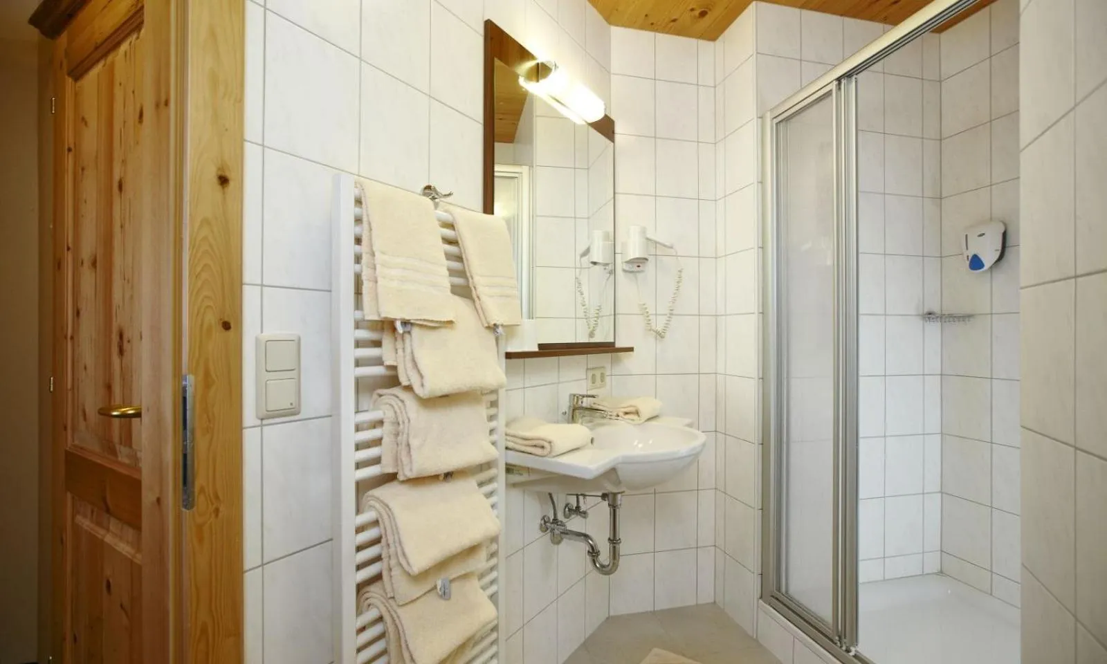 Shower in Hotel Kirchboden by Alpeffect Hotels
