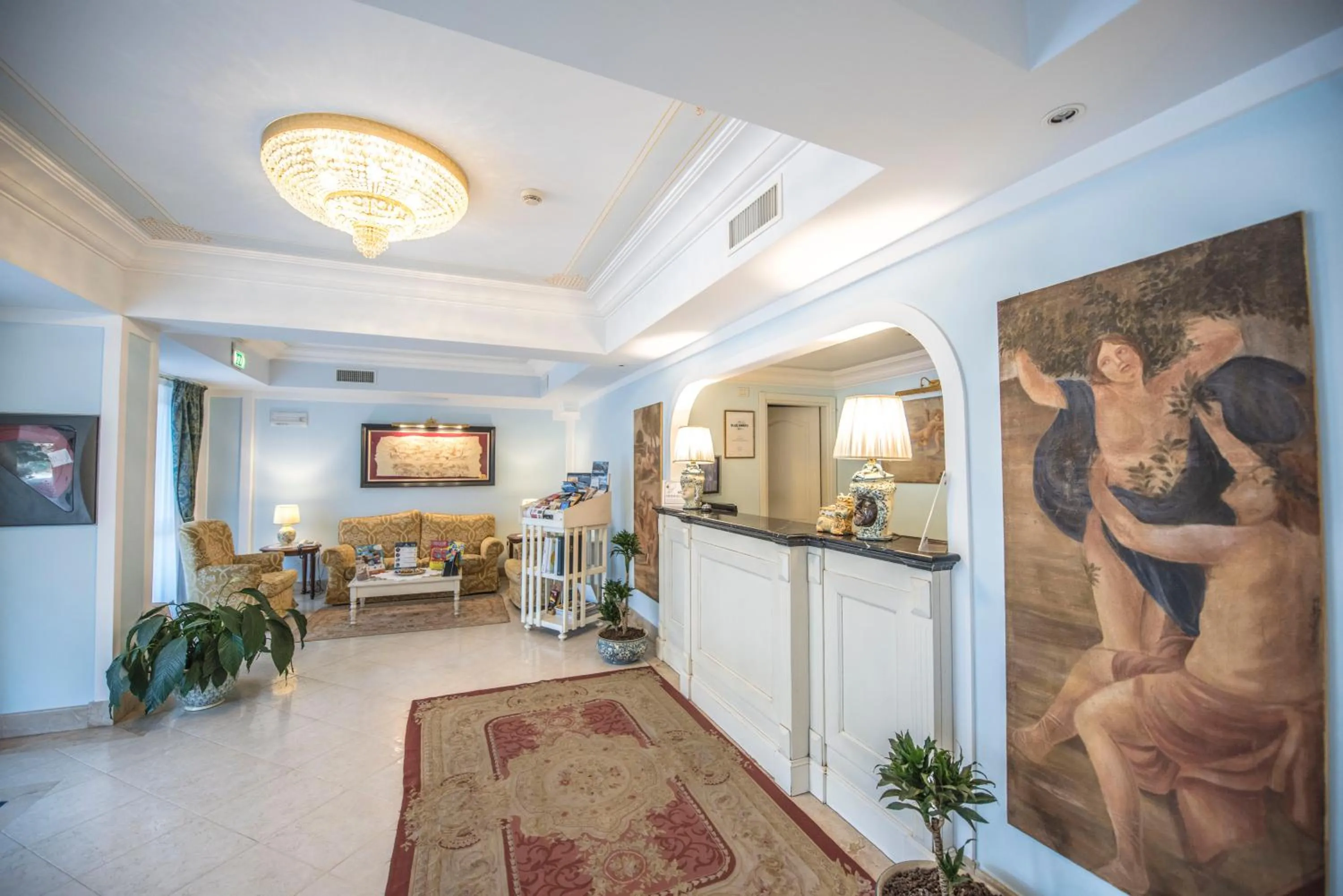 Lobby or reception in Villa Daphne