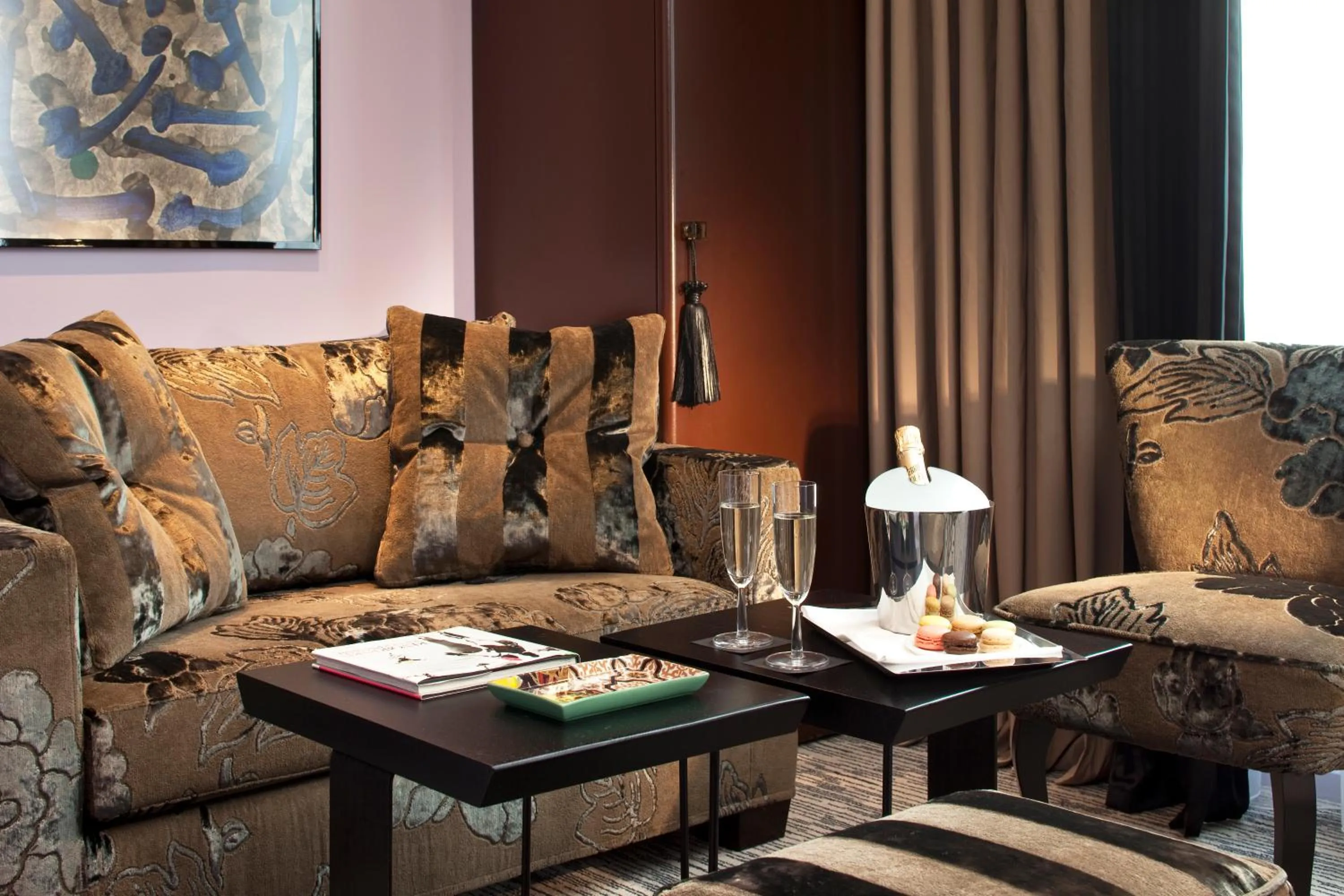 Seating area in Les Jardins De La Villa