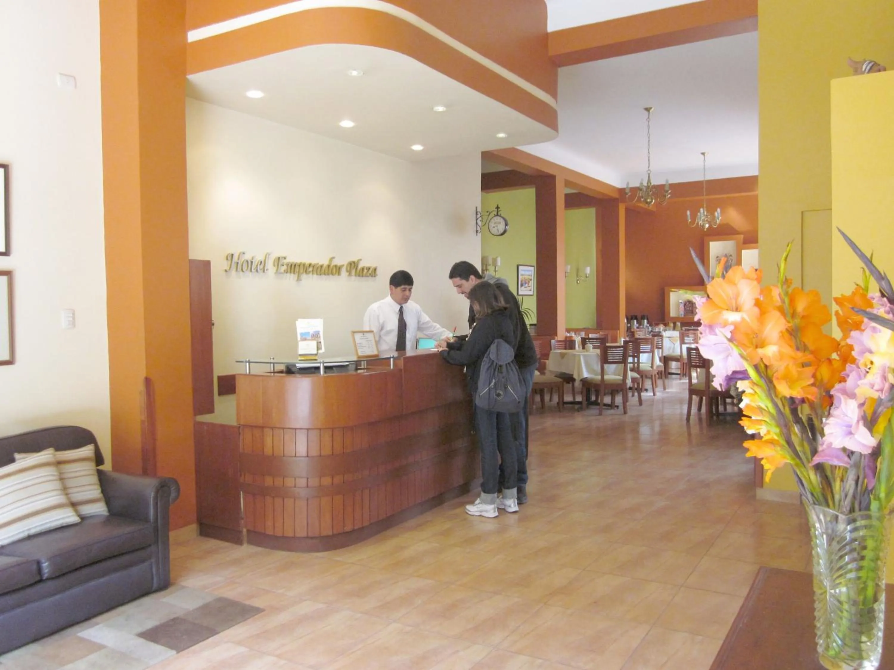 Lobby or reception in Emperador Plaza