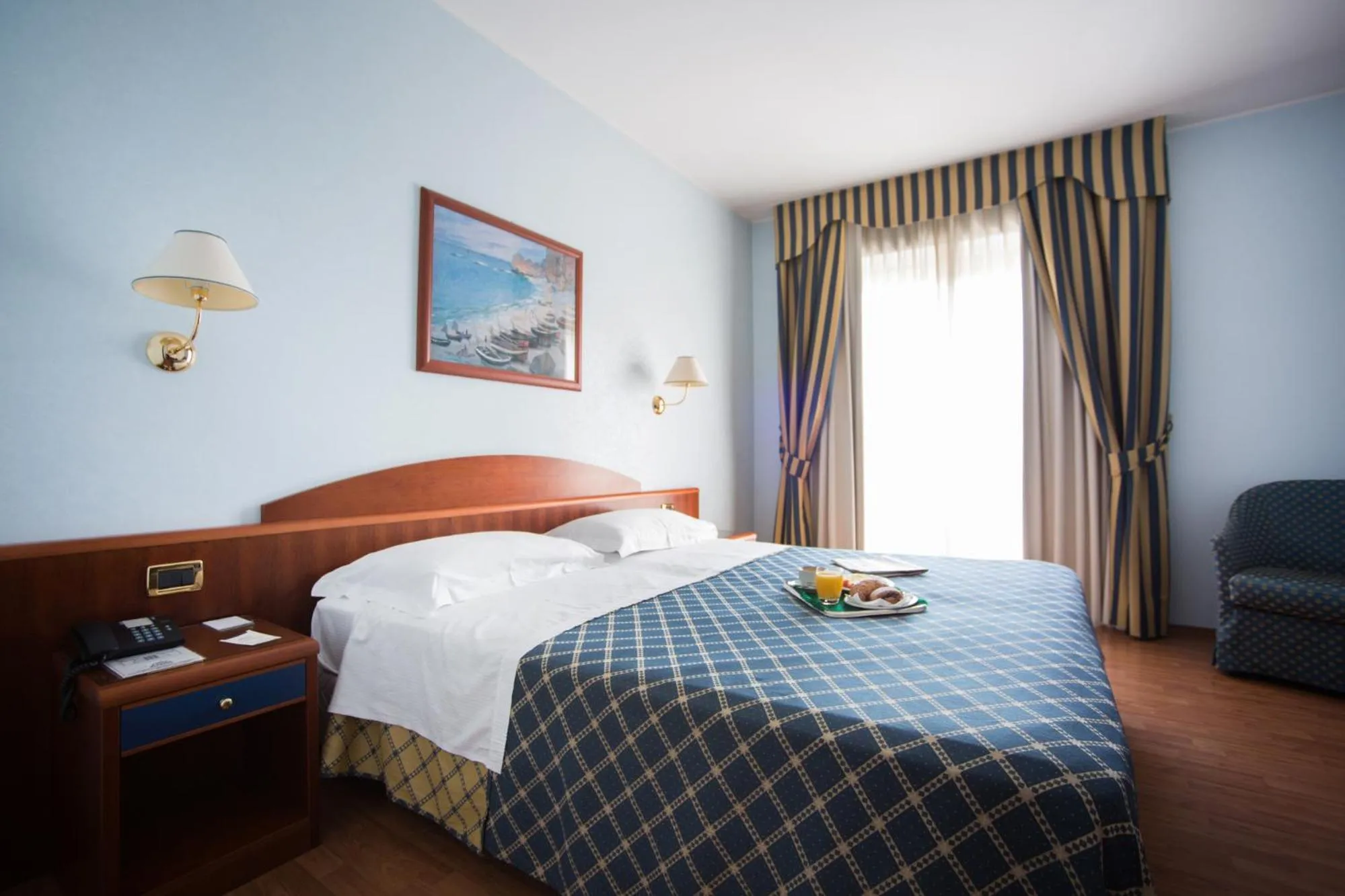 Bed in Hotel Levante