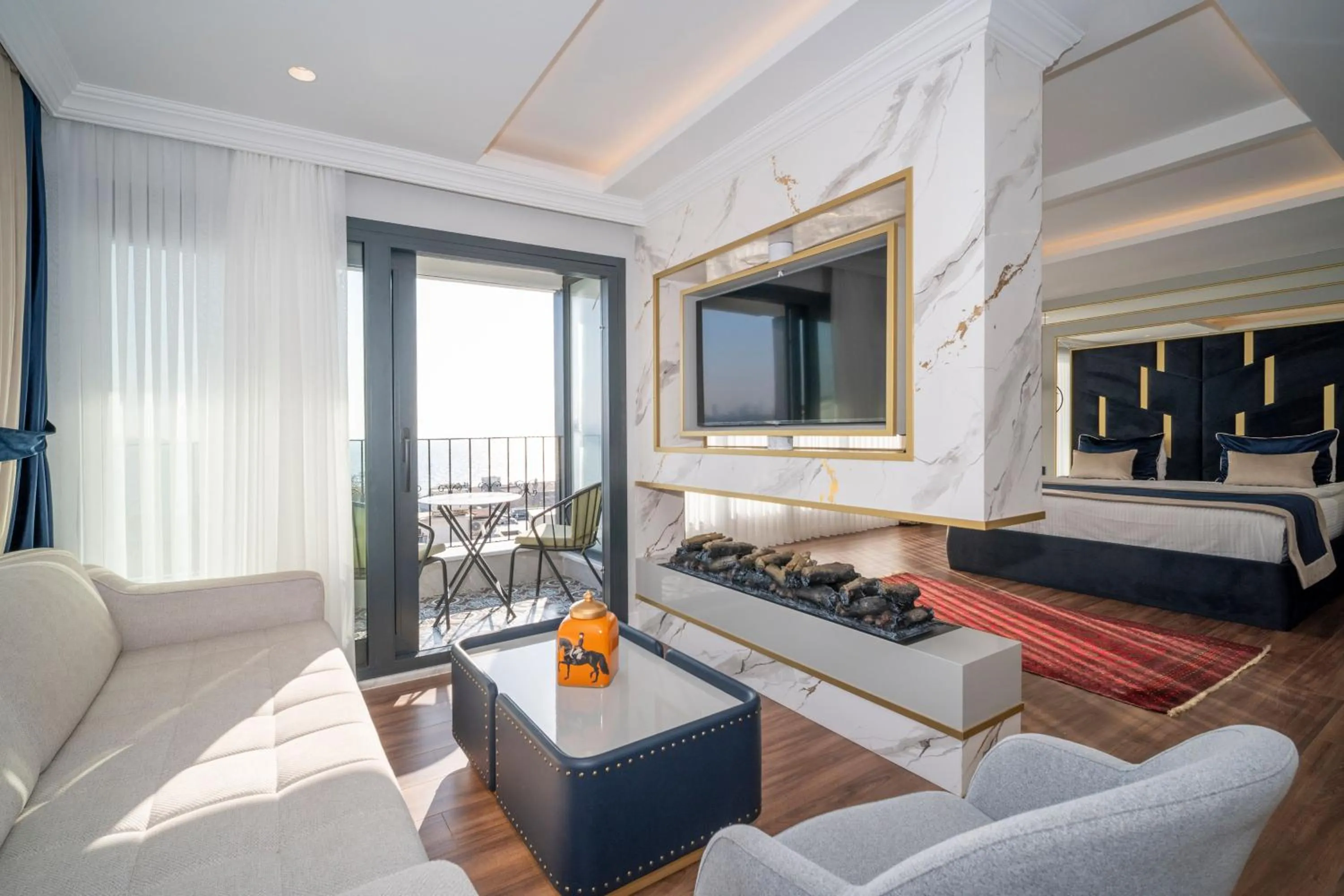 Photo of the whole room, Bed in The Byzantium Suites Hotel & Spa