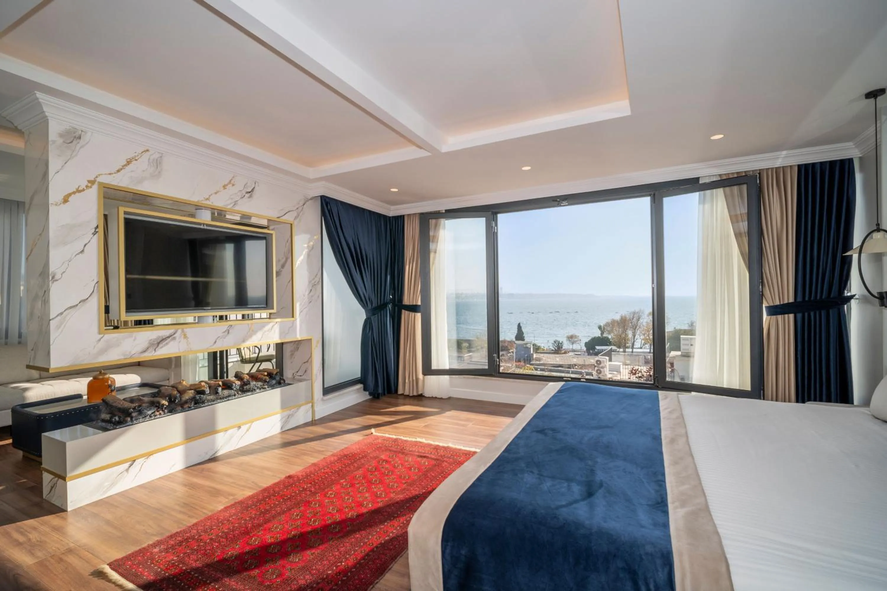 Photo of the whole room, Bed in The Byzantium Suites Hotel & Spa