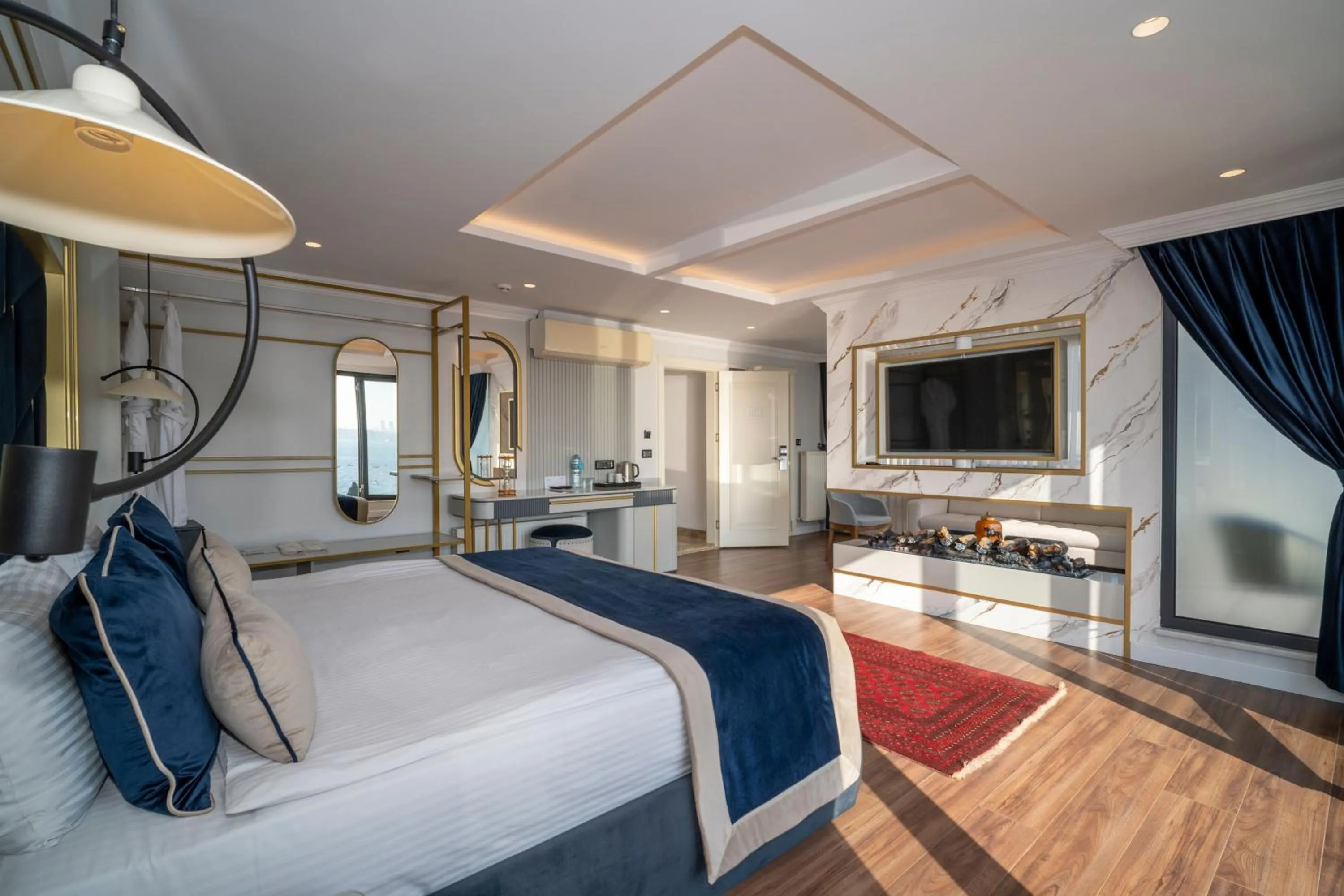 Photo of the whole room, Bed in The Byzantium Suites Hotel & Spa