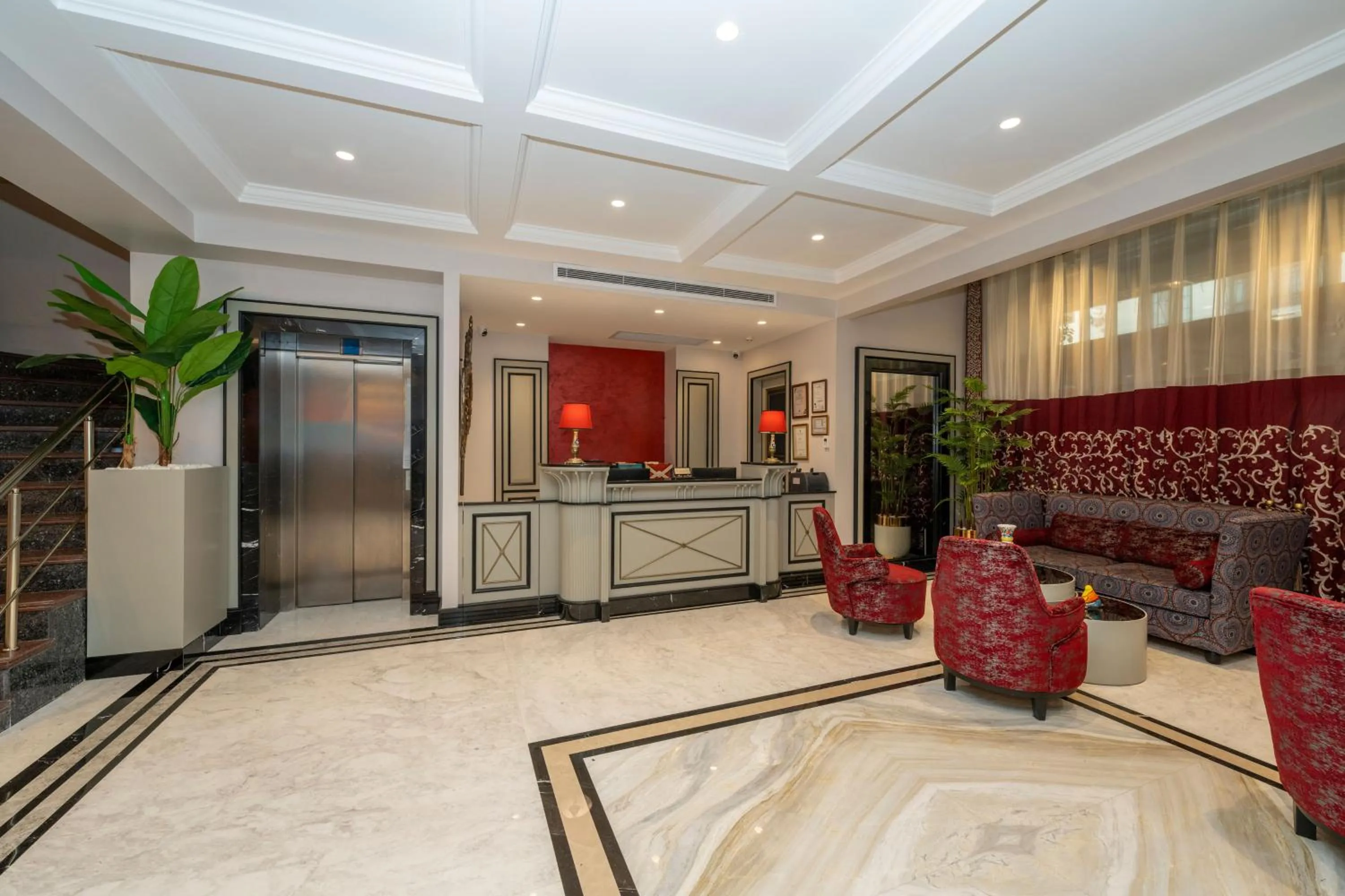 Lobby or reception in The Byzantium Suites Hotel & Spa