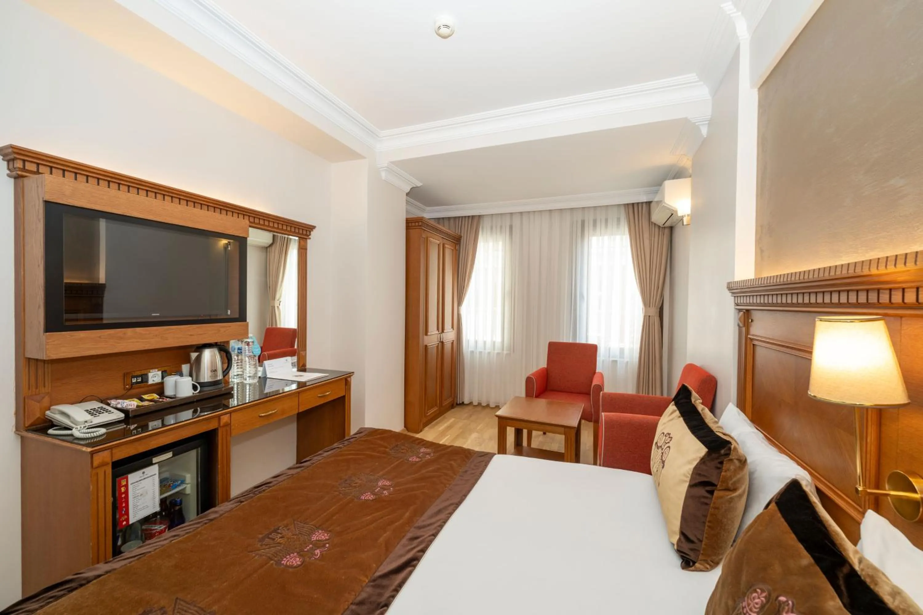 Photo of the whole room, Bed in The Byzantium Suites Hotel & Spa