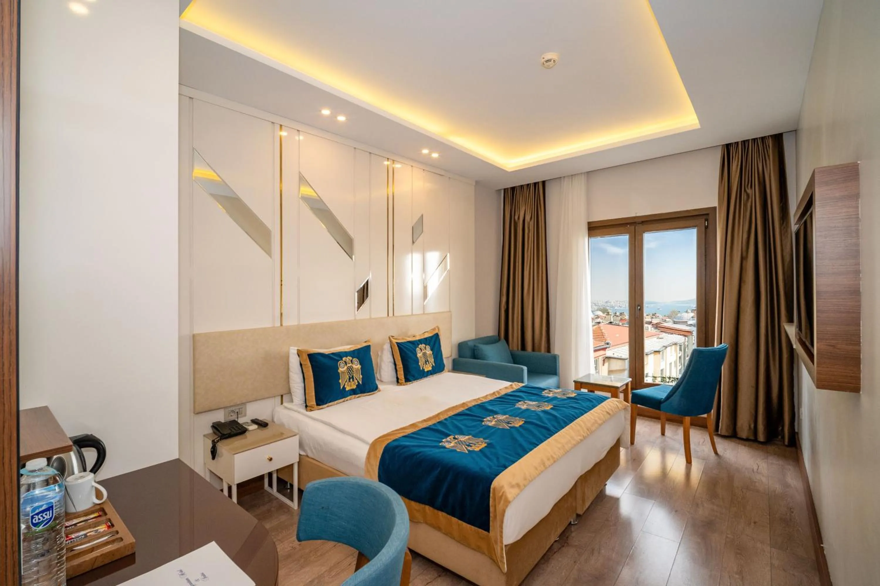 Photo of the whole room, Bed in The Byzantium Suites Hotel & Spa