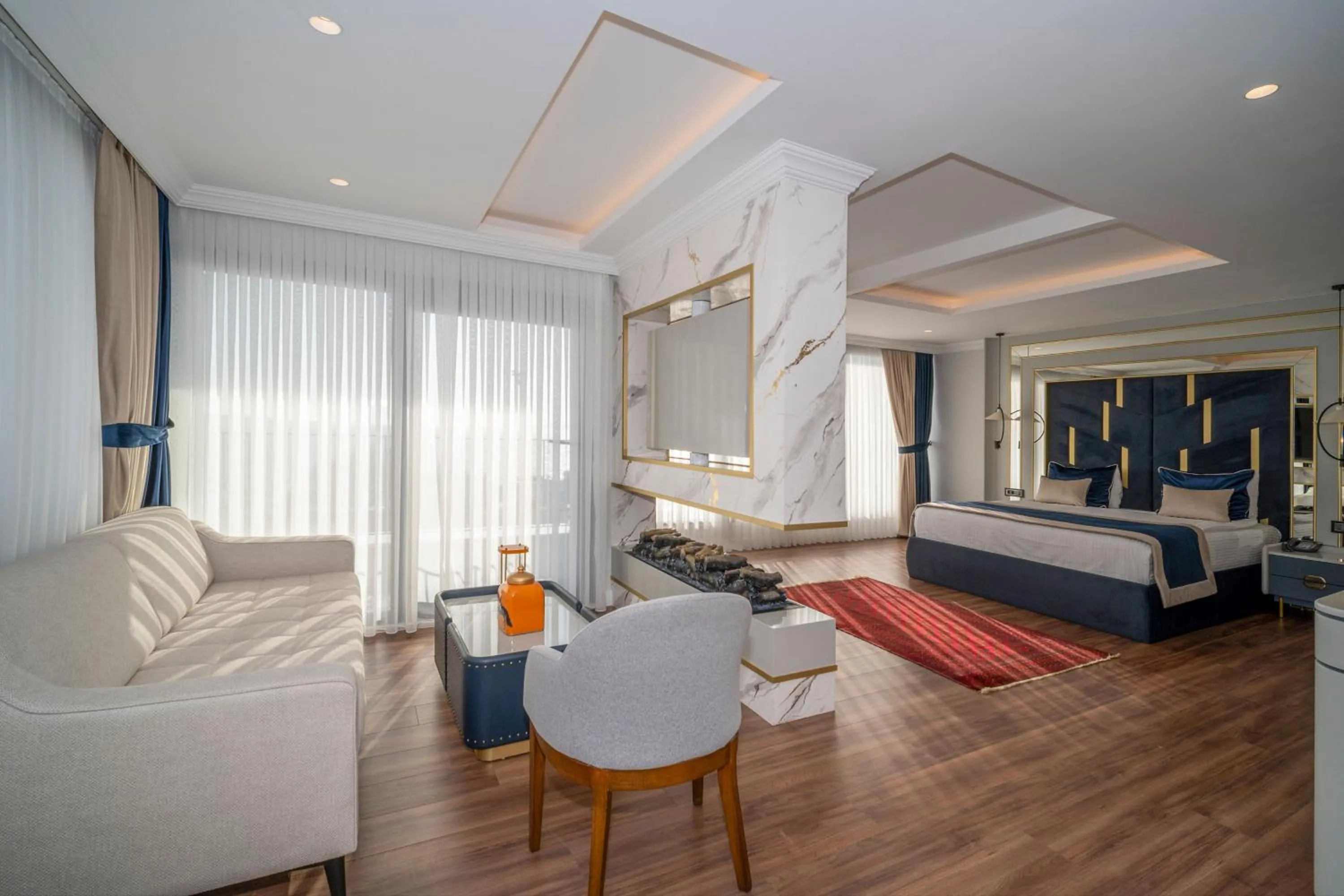 Photo of the whole room, Bed in The Byzantium Suites Hotel & Spa