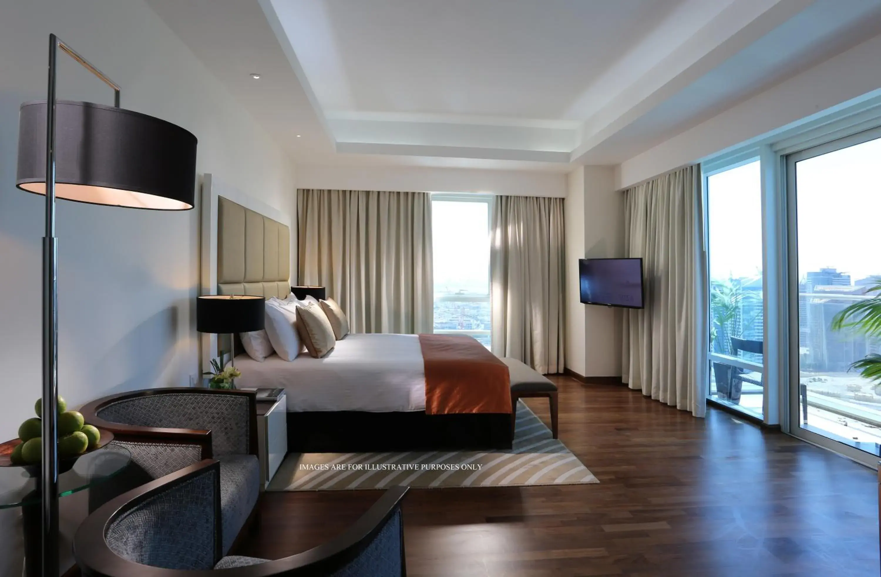 City view, Bed in La Suite Dubai Hotel & Apartments City view, Bed in La Suite Dubai Hotel & Apartments