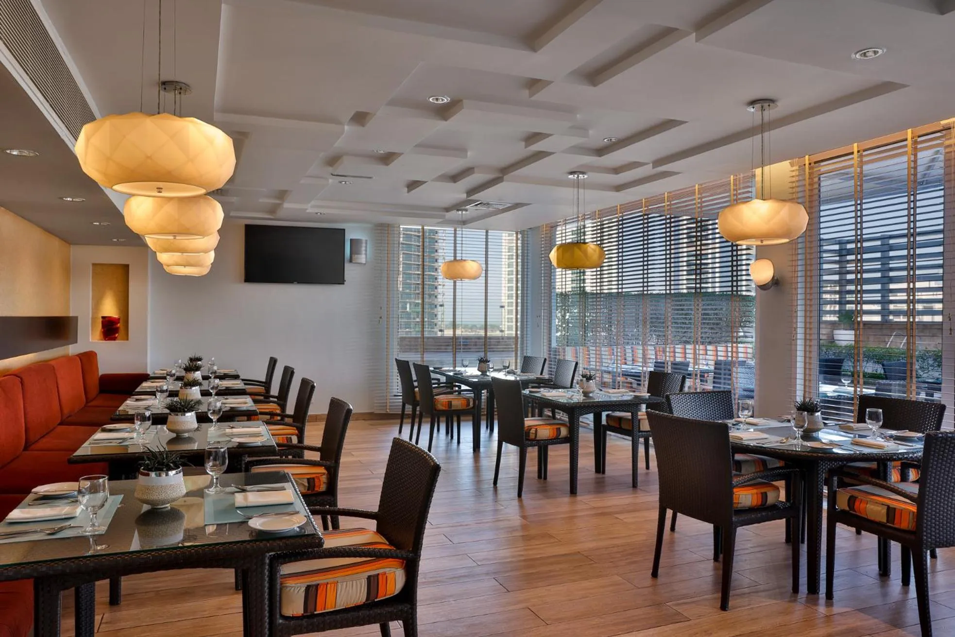 Restaurant/places to eat in La Suite Dubai Hotel & Apartments