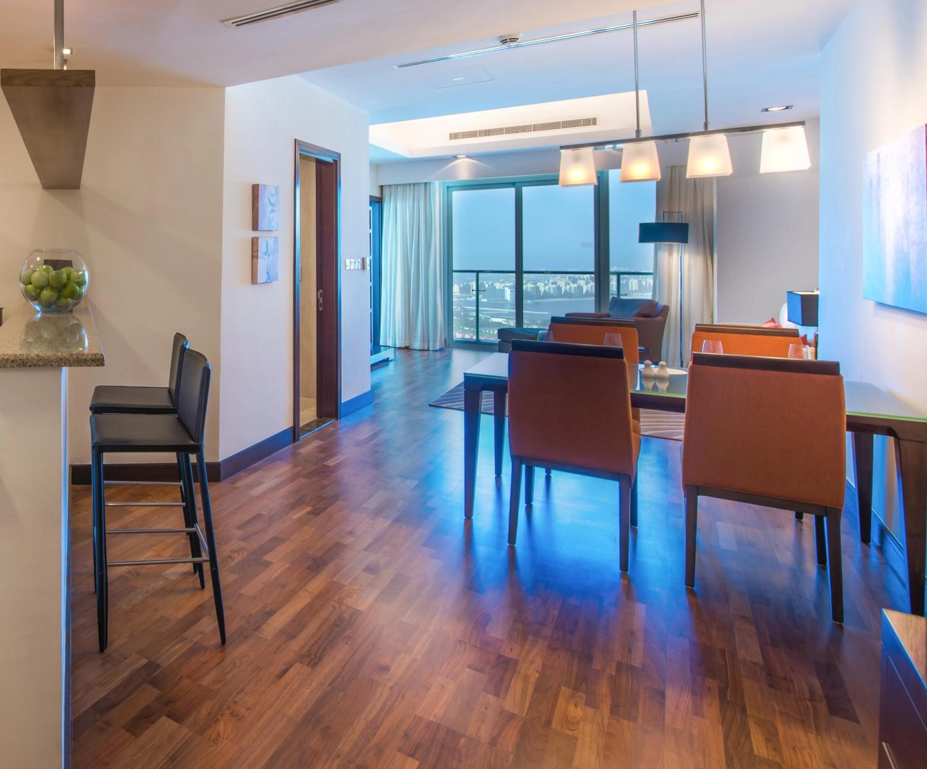 Dining area in La Suite Dubai Hotel & Apartments