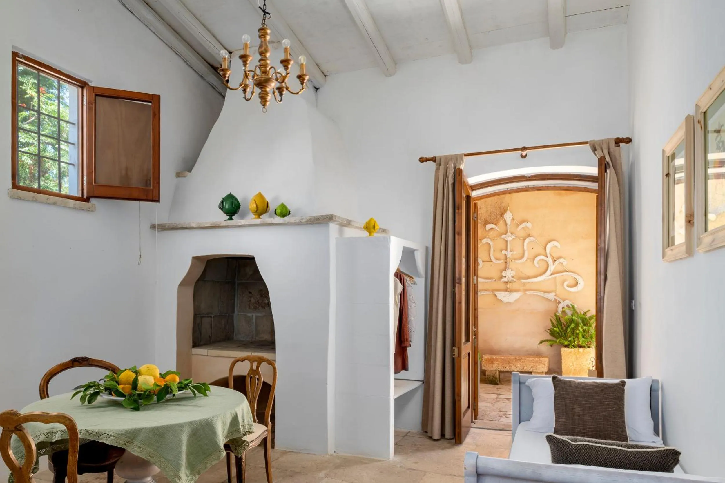 Living room in Masseria Caretti Grande