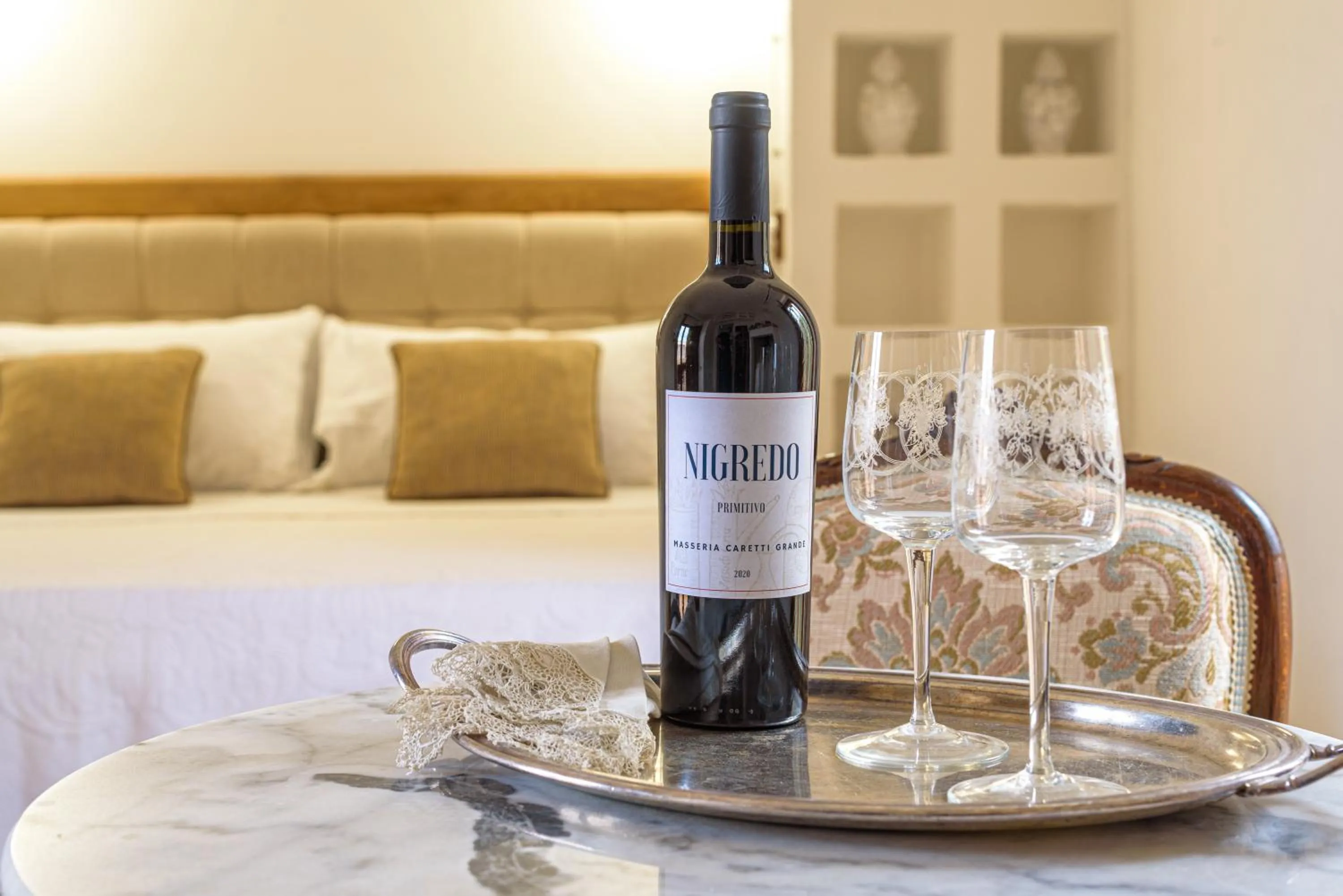 Food and drinks in Masseria Caretti Grande