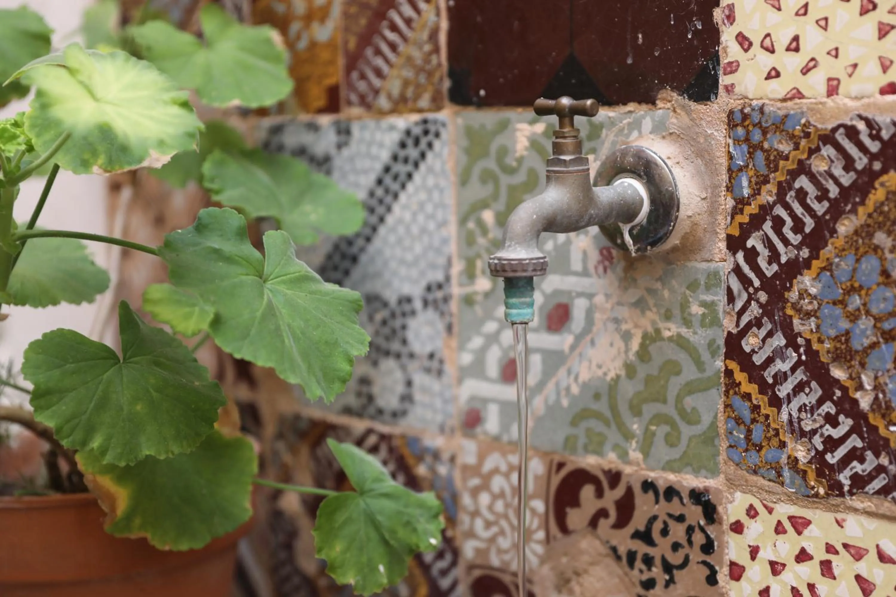 Inner courtyard view in Masseria Caretti Grande