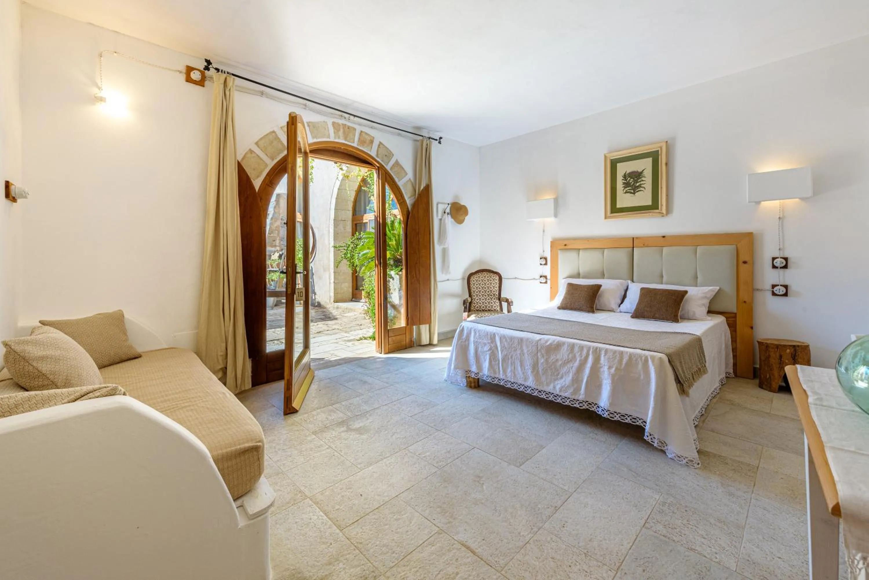 Bed in Masseria Caretti Grande