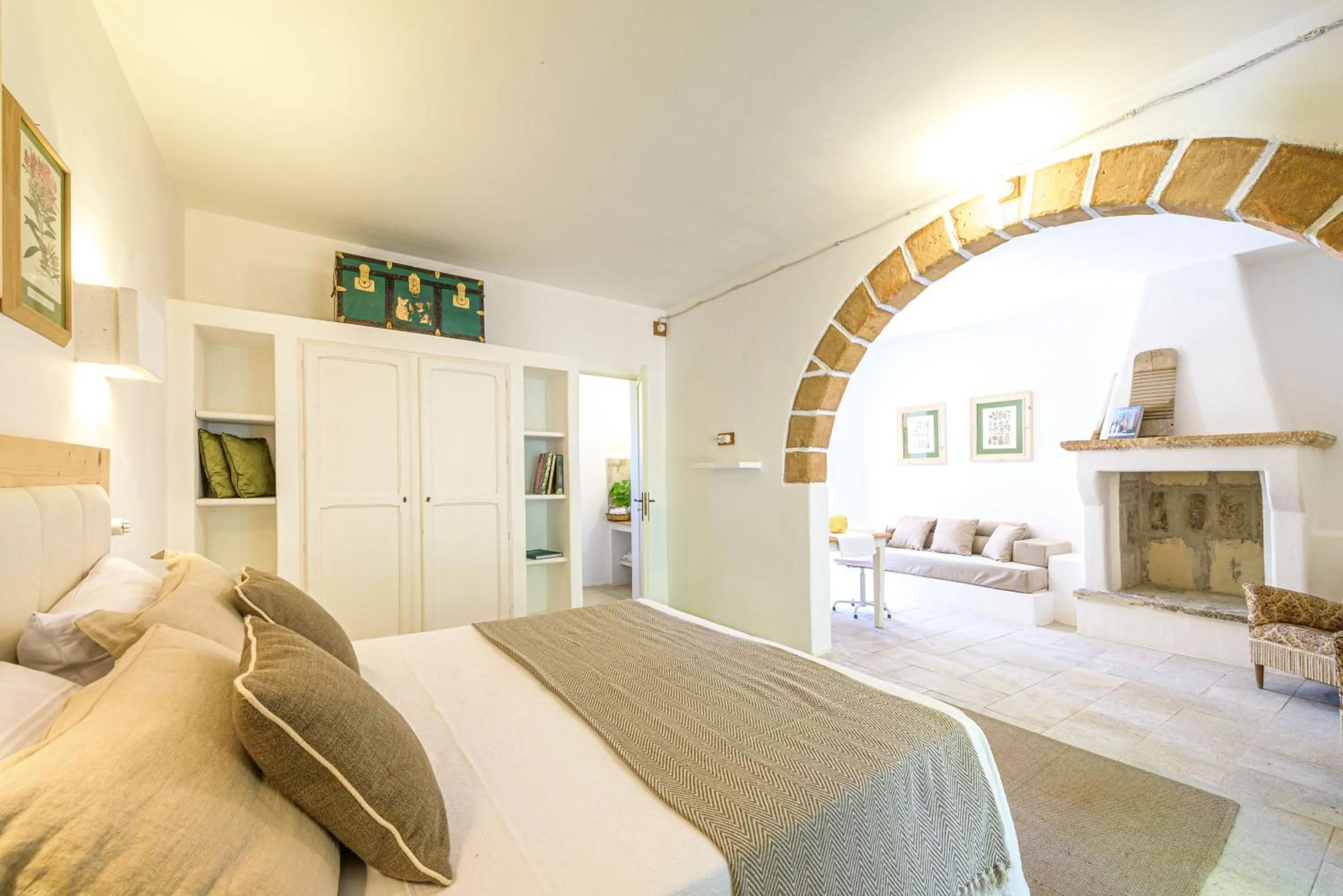 Bed in Masseria Caretti Grande