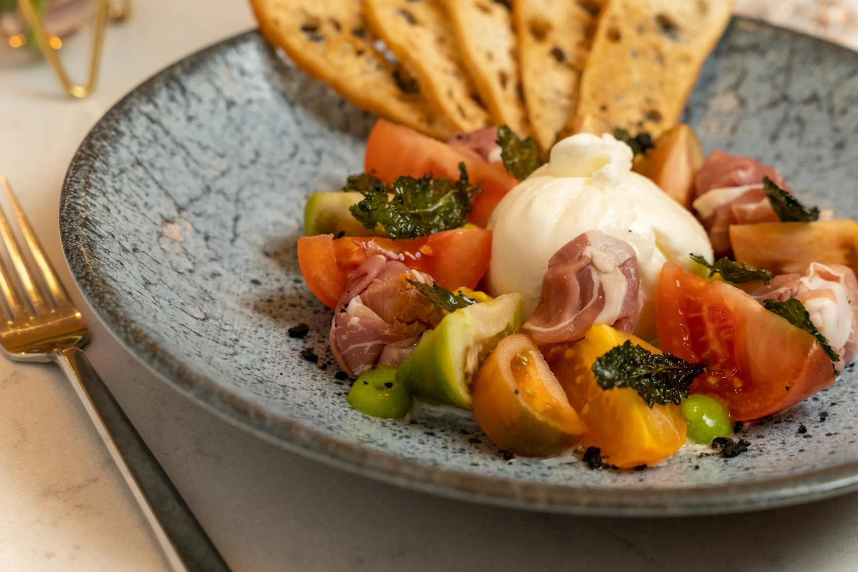 Food close-up in The Morgan Hotel