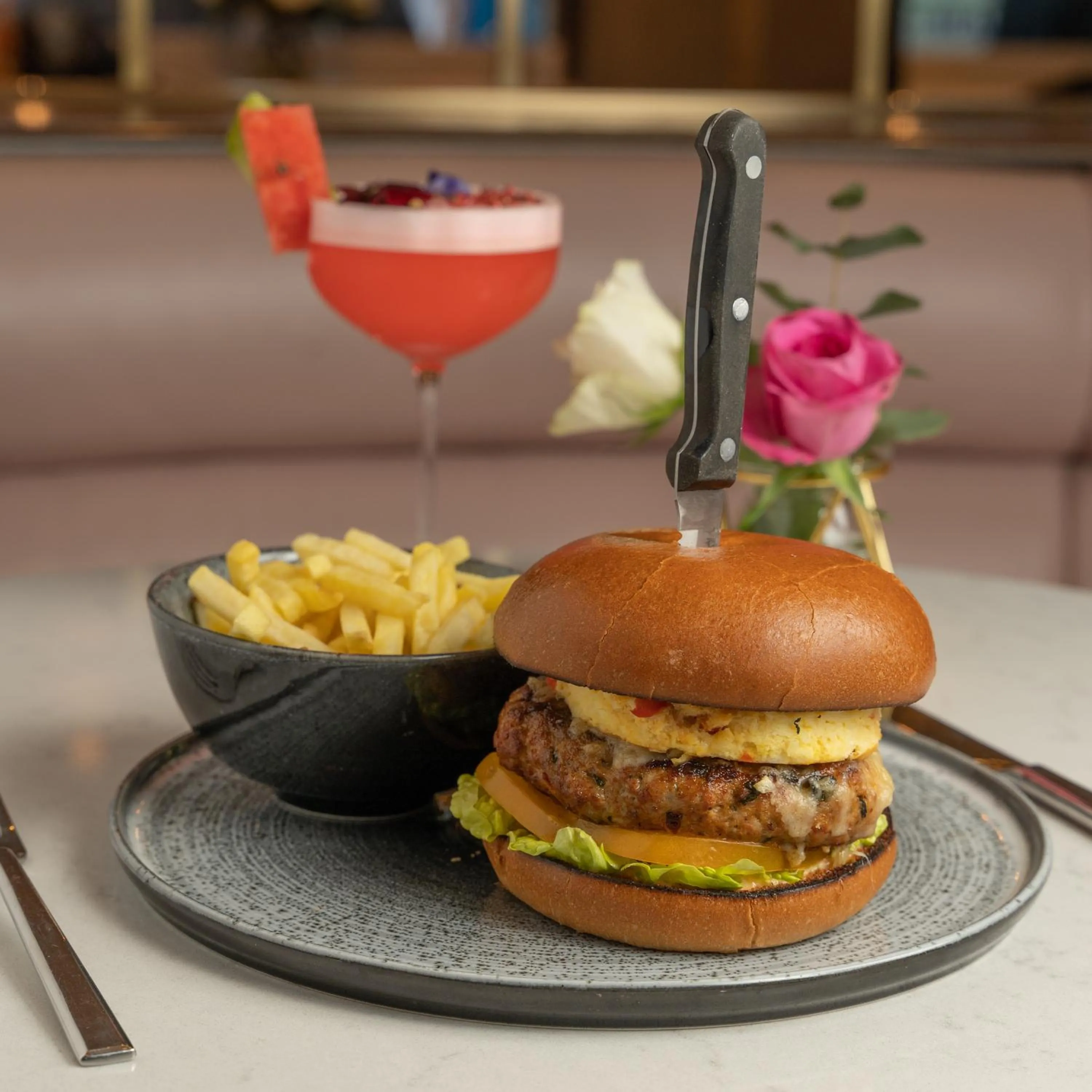 Food and drinks in The Morgan Hotel