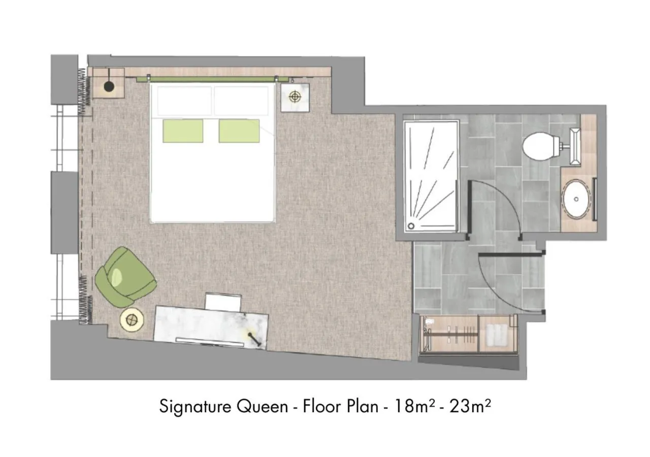 Floor plan in The Morgan Hotel