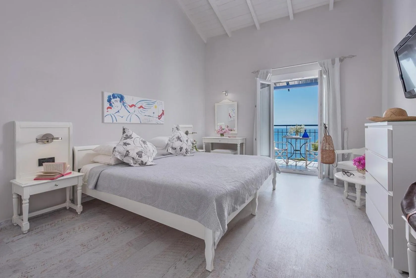 Bedroom, Bed in Adrina Beach Hotel