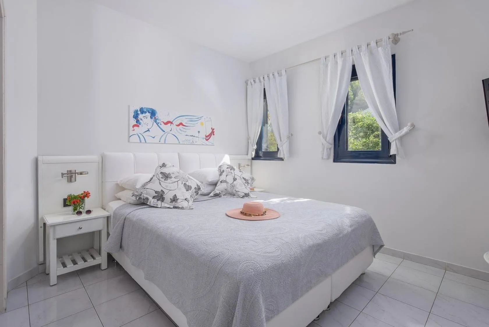 Bedroom, Bed in Adrina Beach Hotel