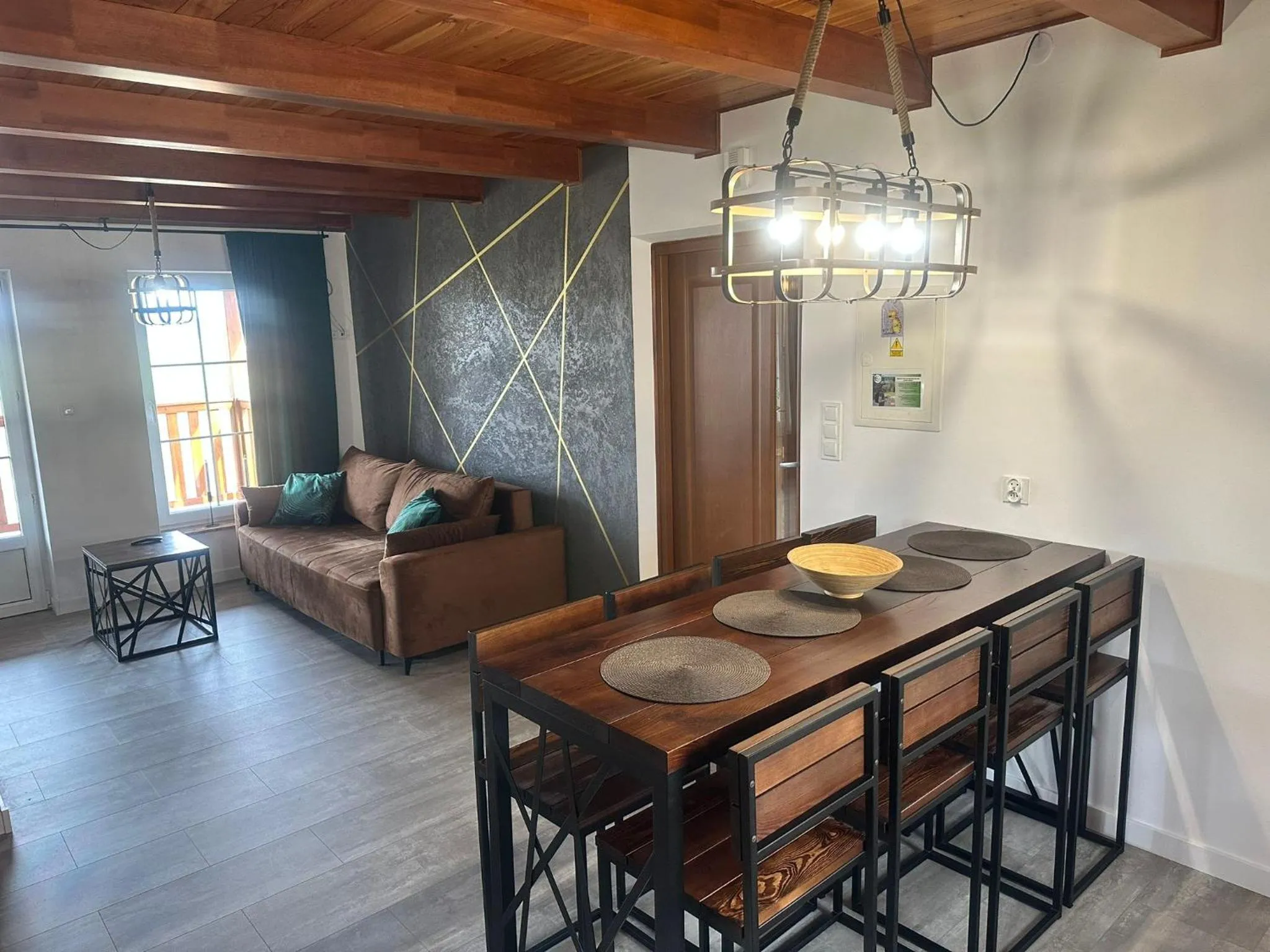 Living room in Zielona Przystań