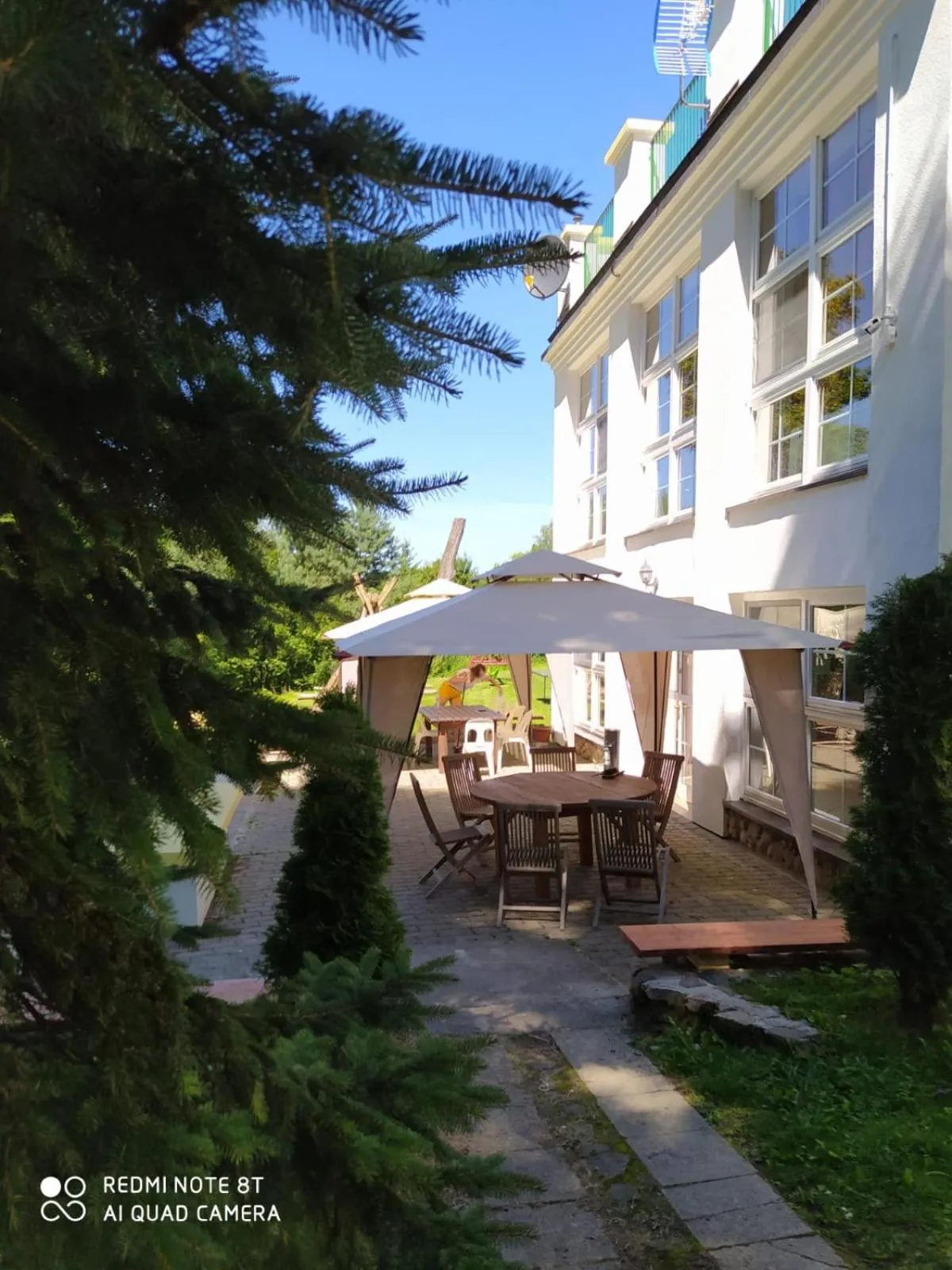 Patio in Dwór nad jeziorem w Bieniaszach