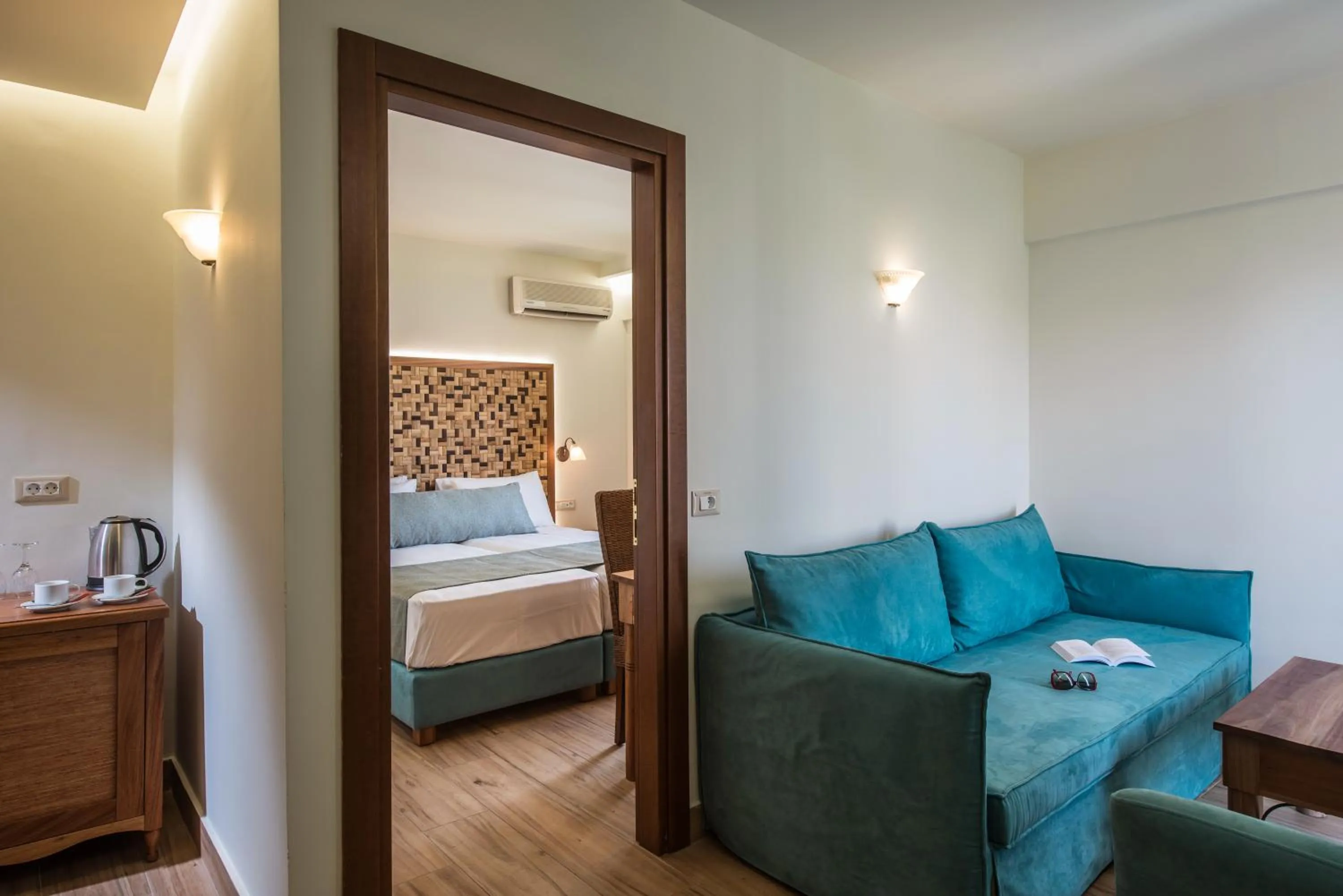 Property building, Bed in Anesis Blue Boutique Hotel