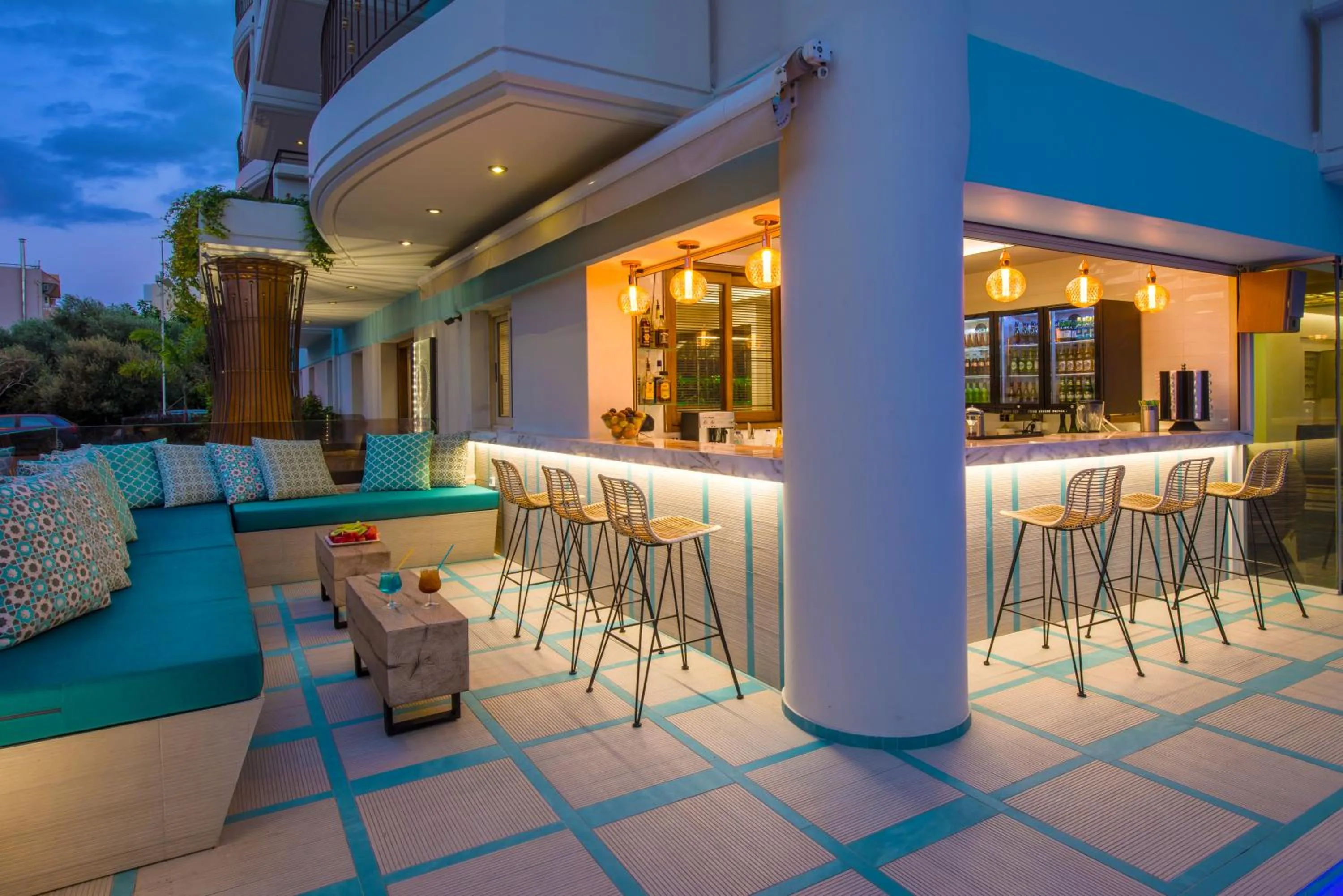 Lounge or bar in Anesis Blue Boutique Hotel