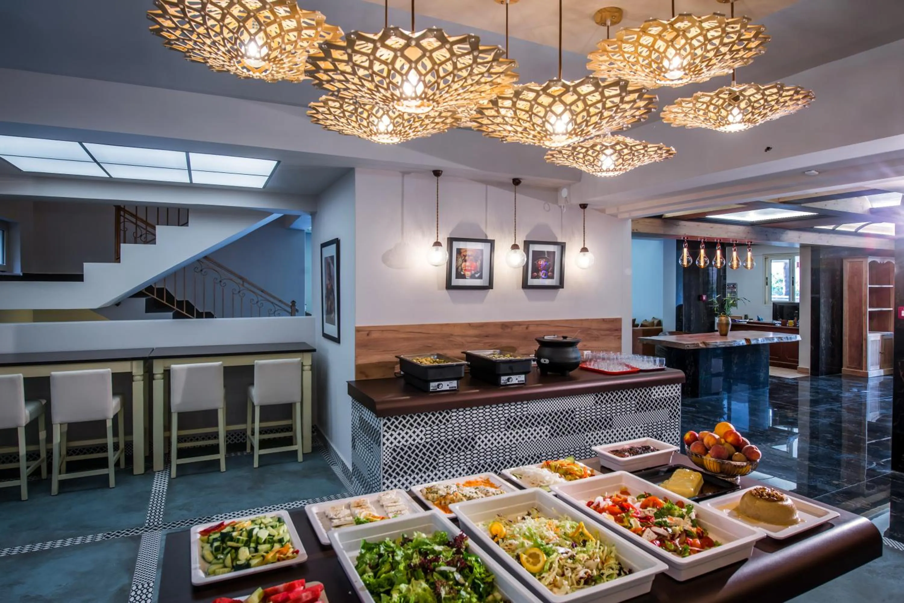 Restaurant/places to eat in Anesis Blue Boutique Hotel