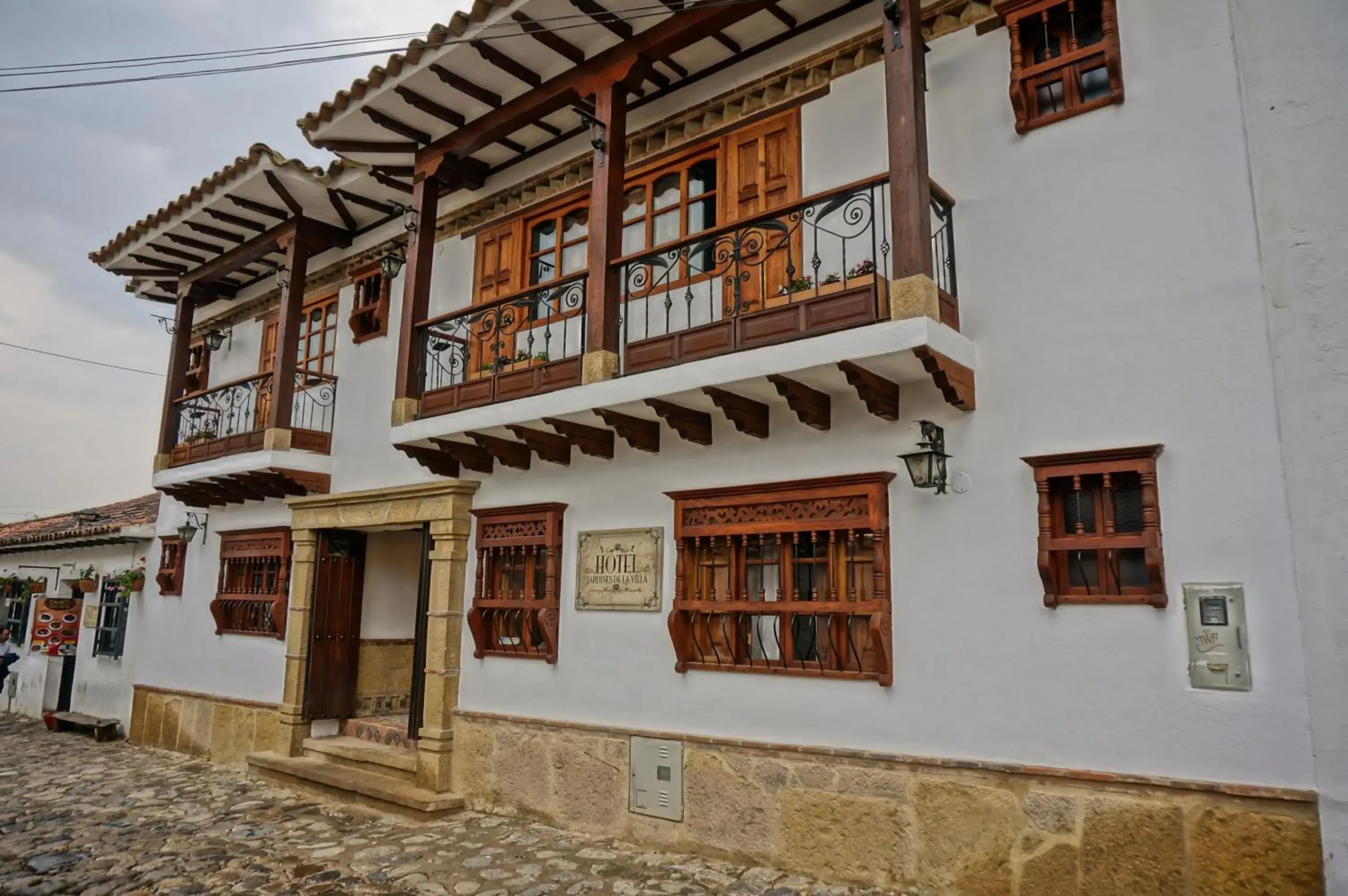 Facade/entrance in Hotel Jardines De La Villa Facade/entrance in Hotel Jardines De La Villa