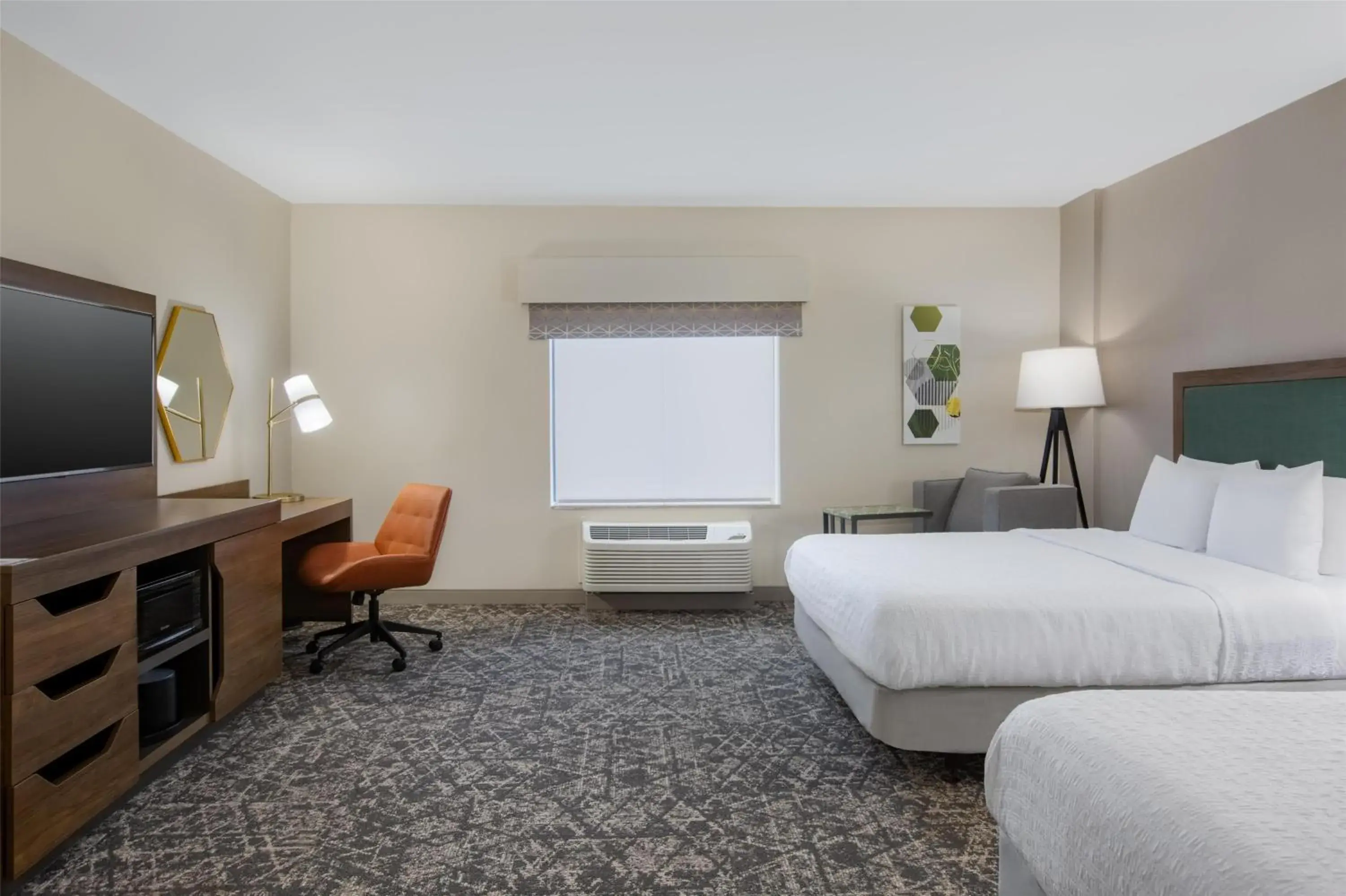 Bed in Hampton Inn & Suites Dallas-Arlington North-Entertainment District Bed in Hampton Inn & Suites Dallas-Arlington North-Entertainment District