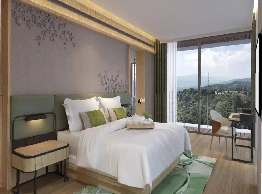 Bed in Royal Tulip Gunung Geulis Resort and Golf Bed in Royal Tulip Gunung Geulis Resort and Golf