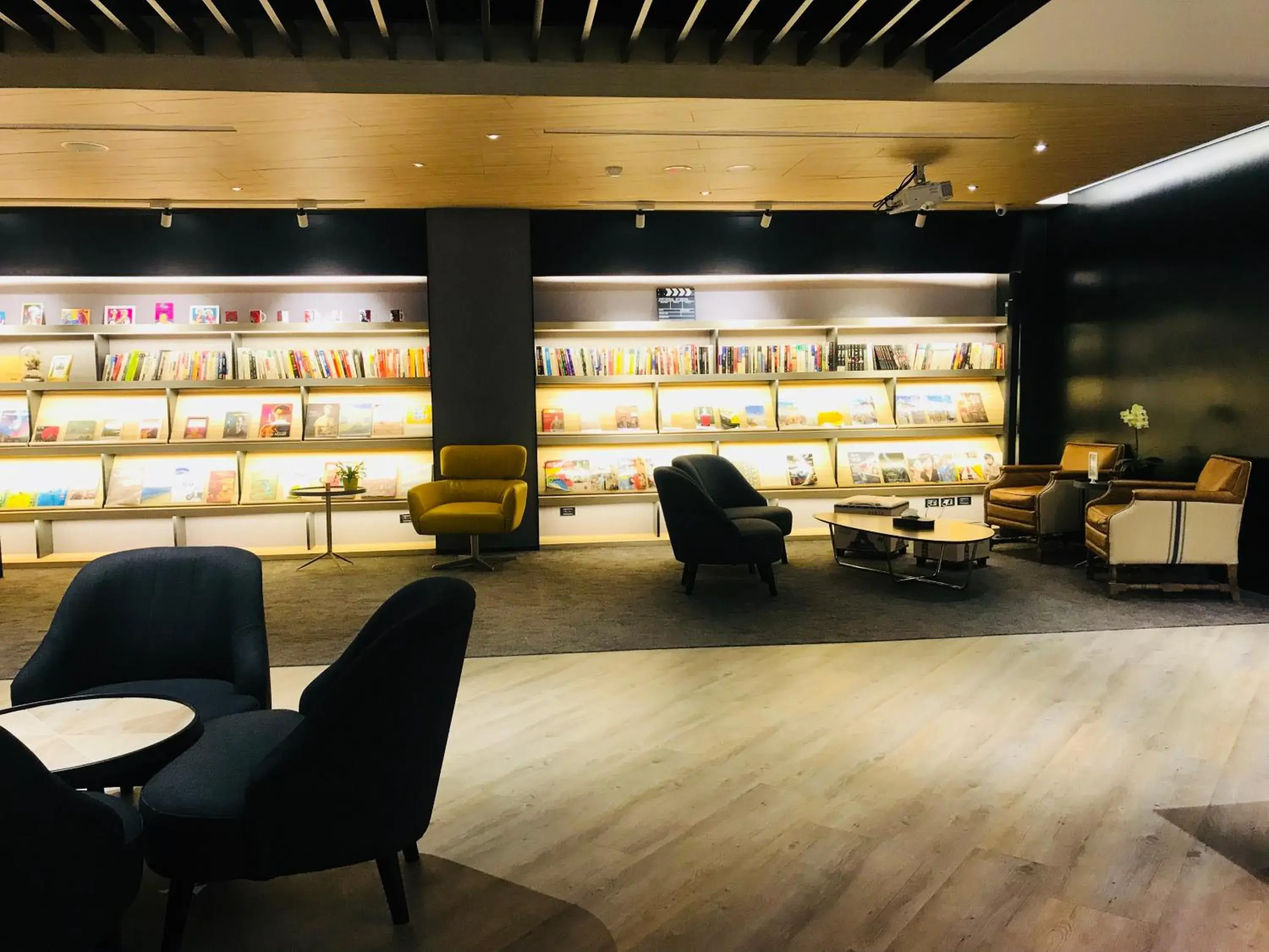 Library in Hub Hotel