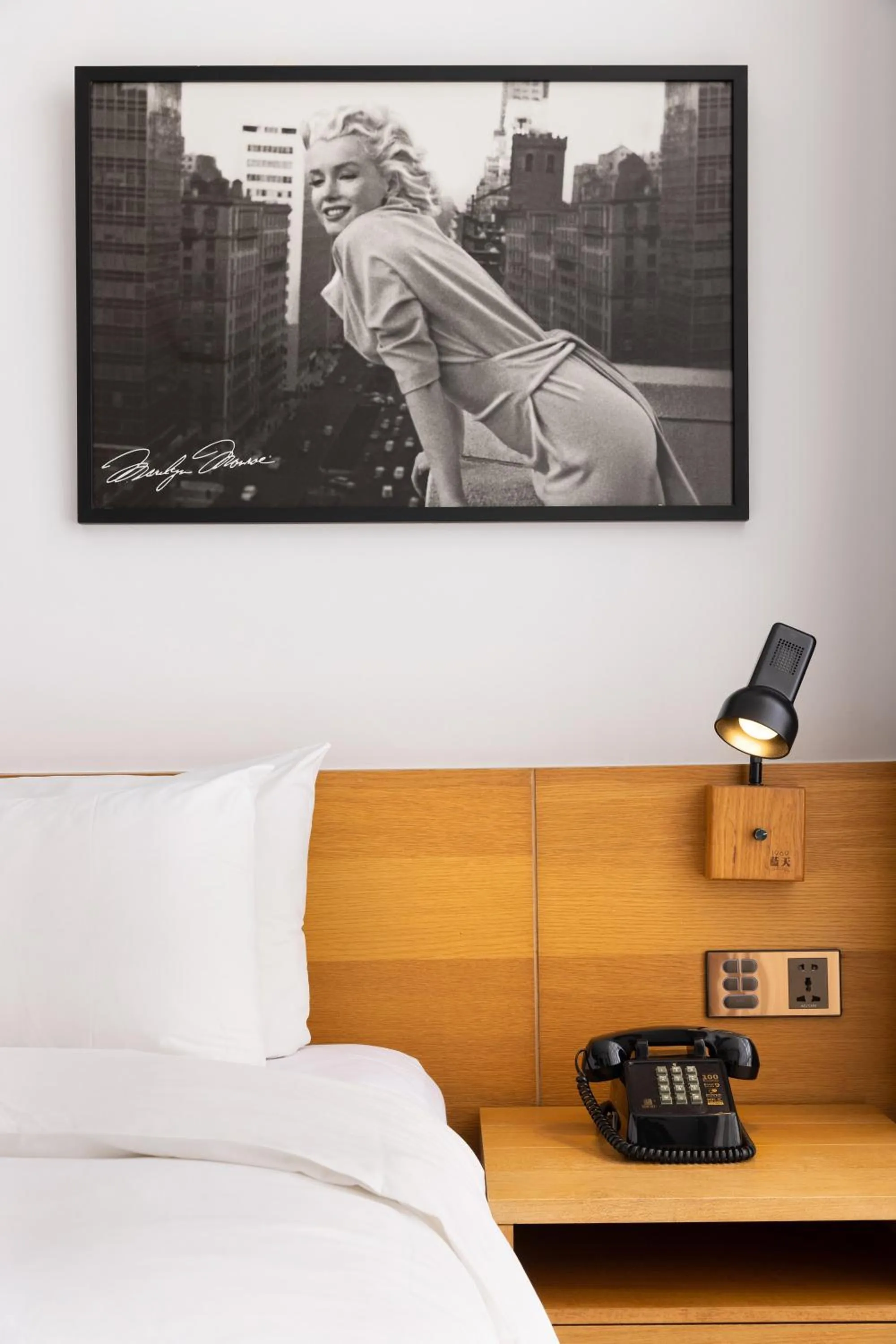 Bed in BlueSky Hotel