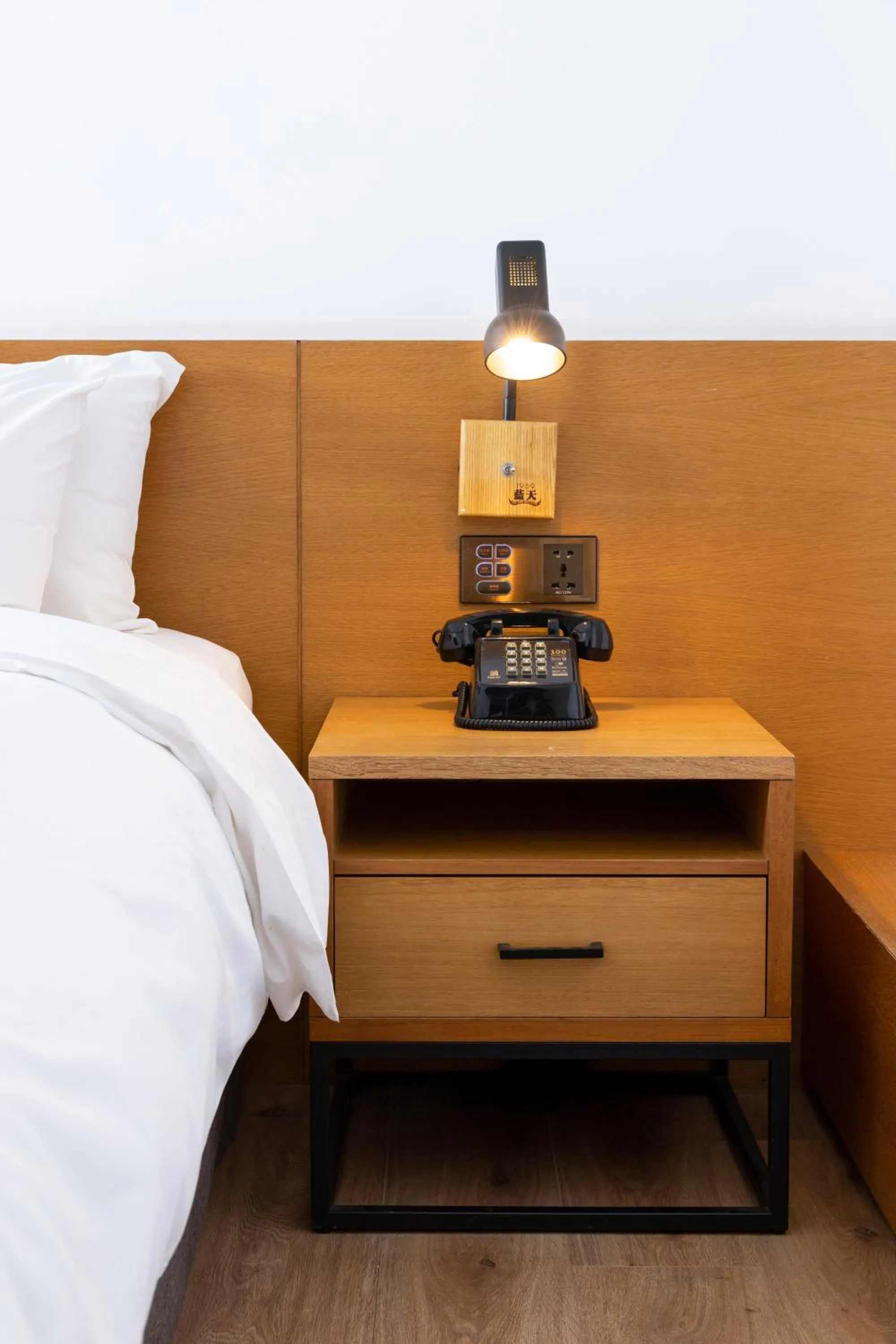 Bed in BlueSky Hotel