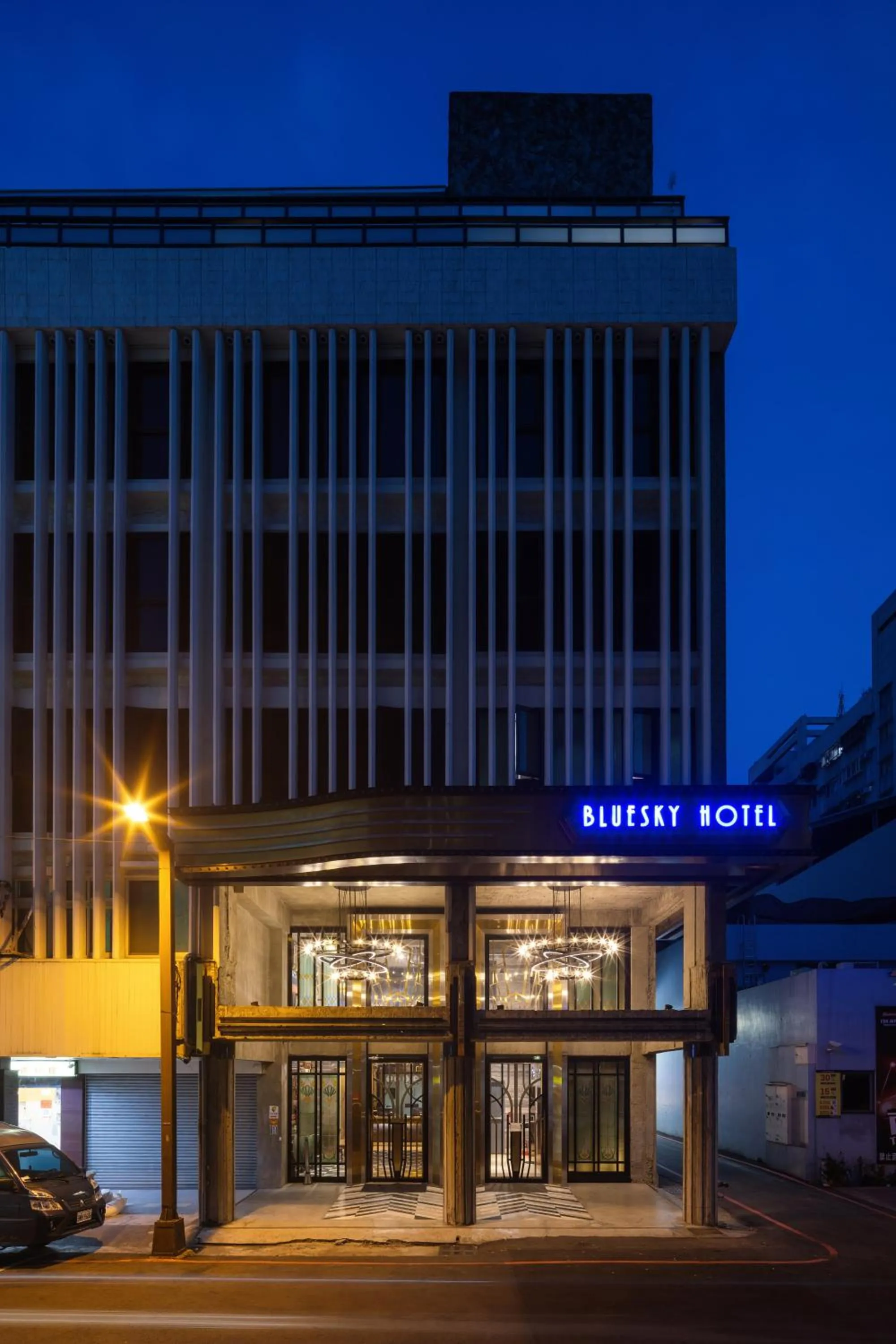 Property building in BlueSky Hotel