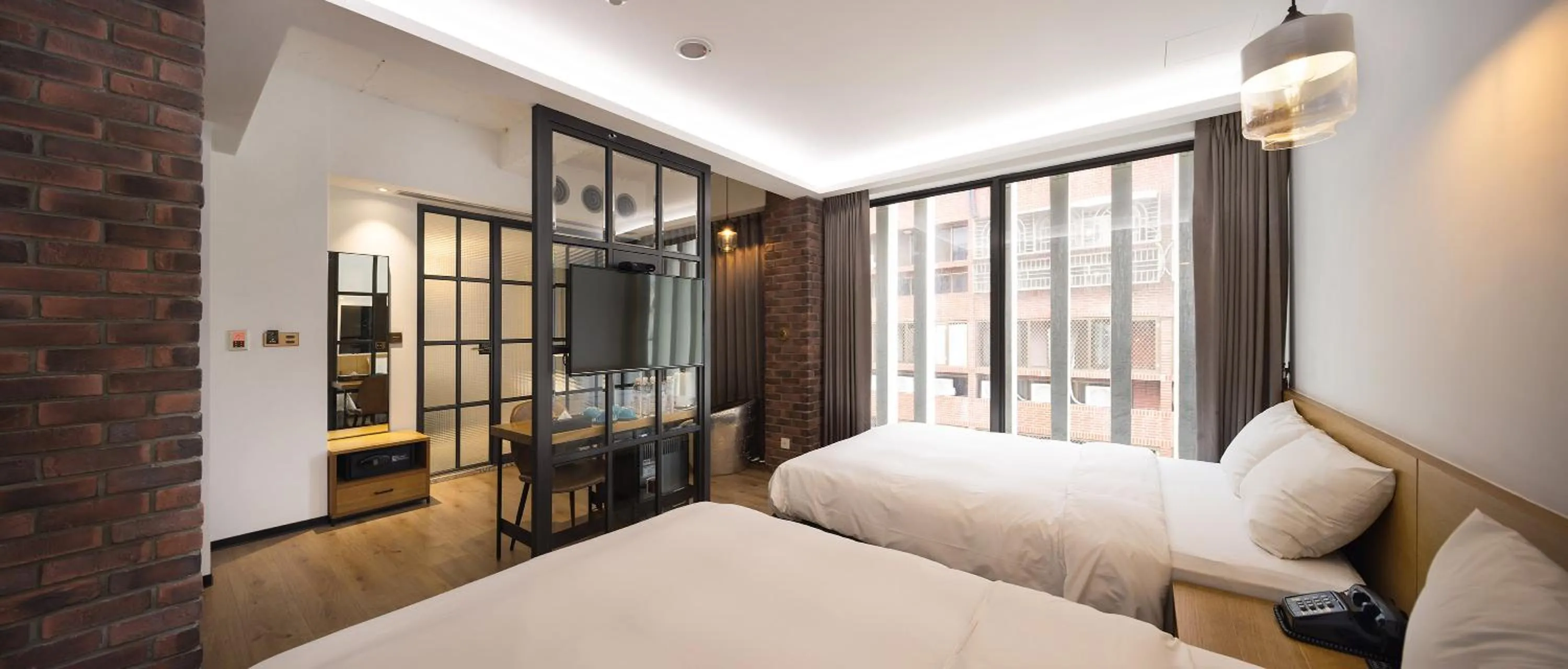 Bed in BlueSky Hotel