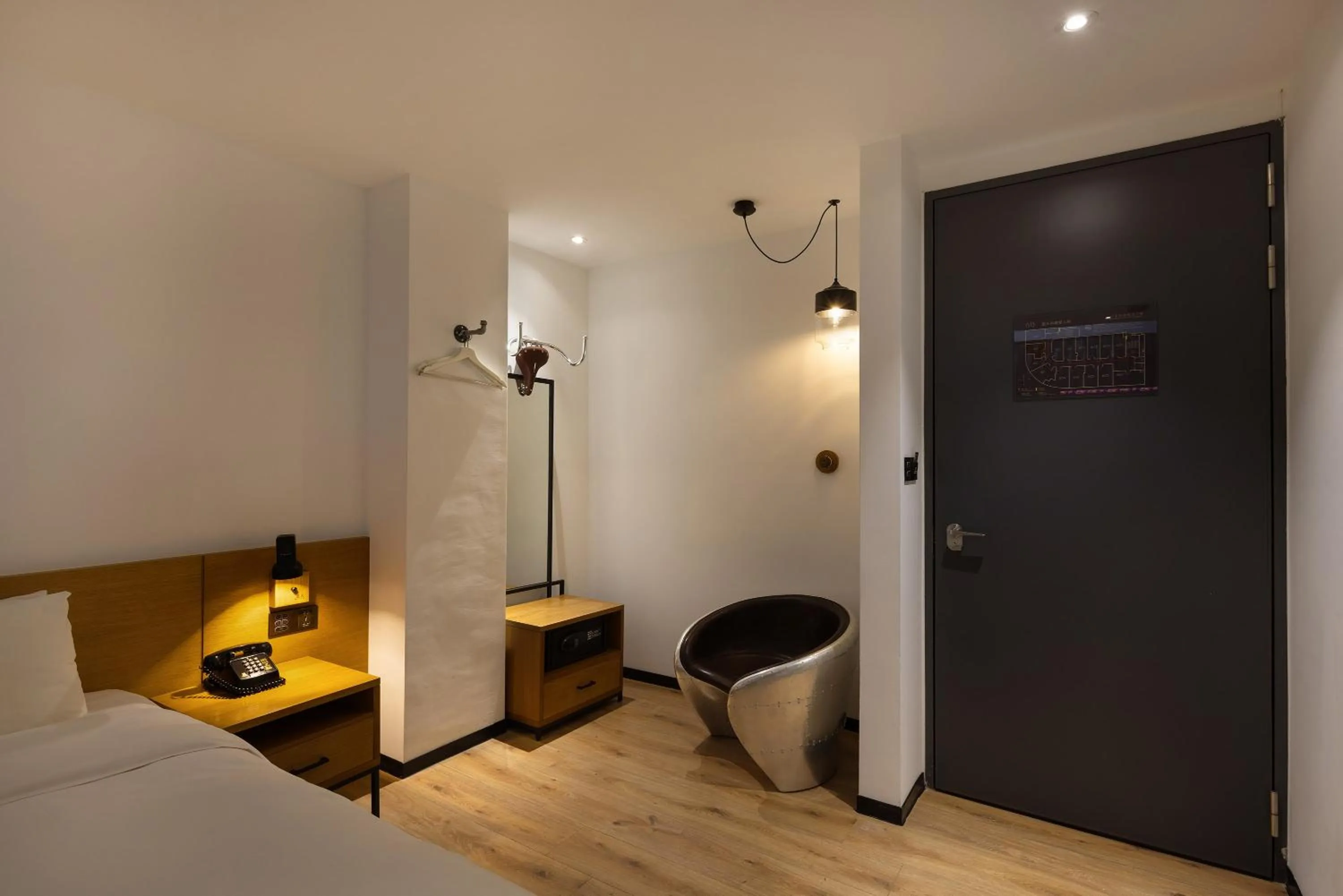 Bed in BlueSky Hotel