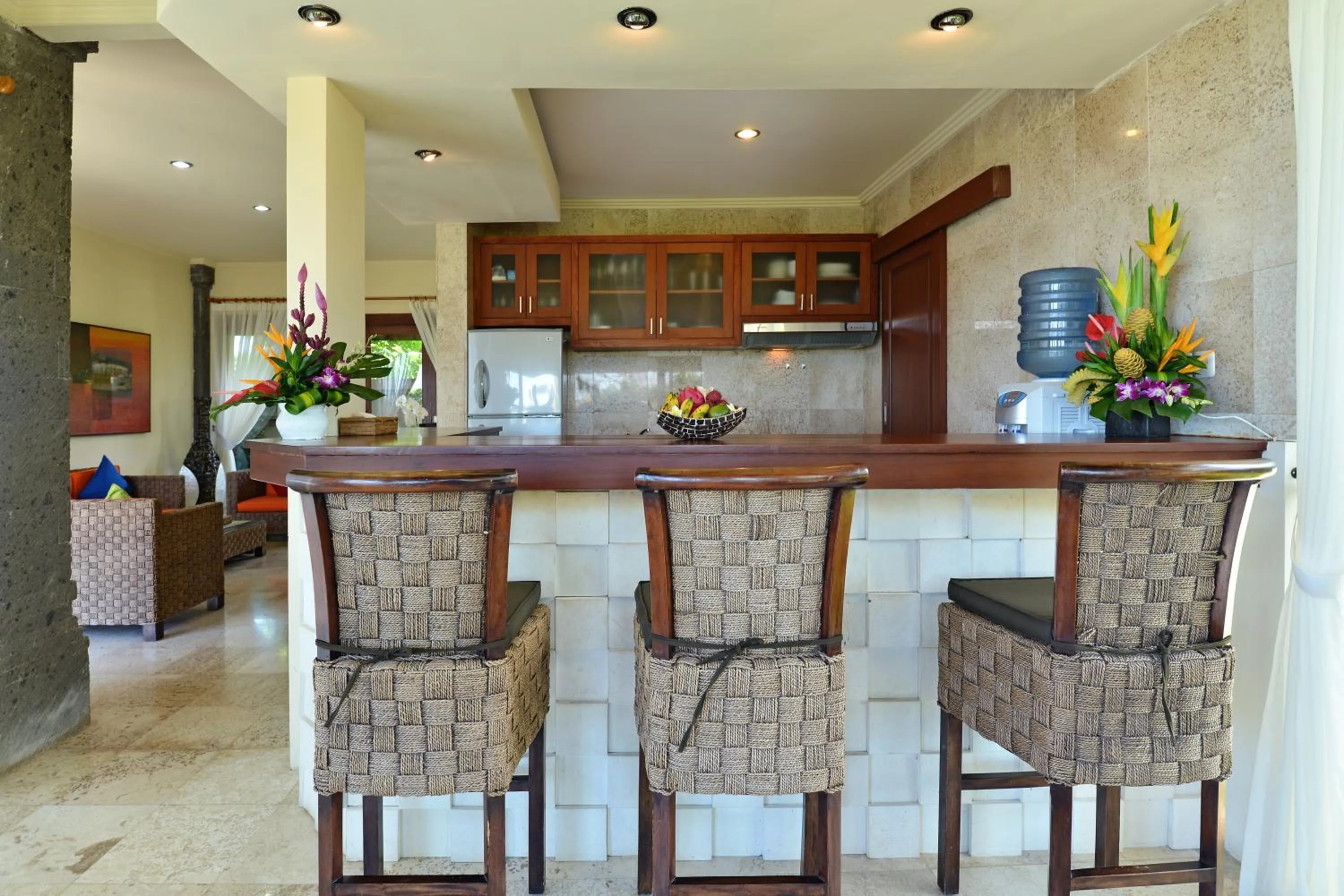 Kitchen or kitchenette in Villa Lidwina by Nagisa Bali