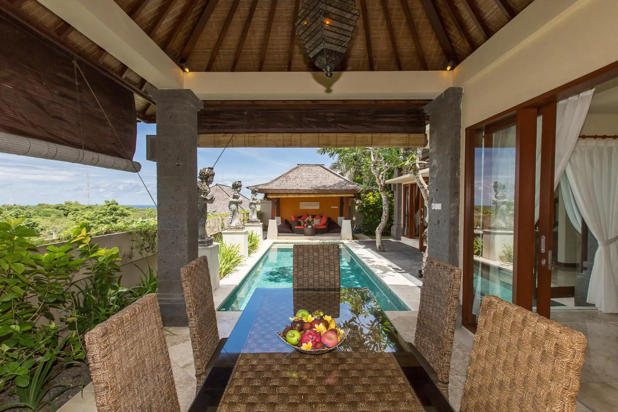 Dining area in Villa Lidwina by Nagisa Bali