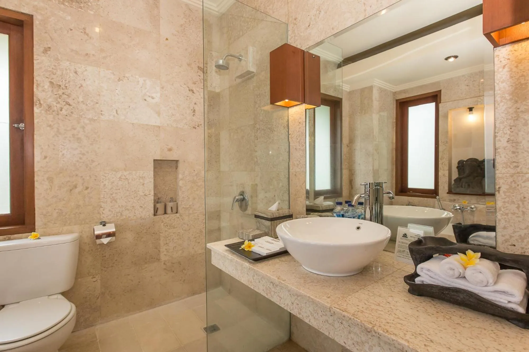 Bathroom in Villa Lidwina by Nagisa Bali