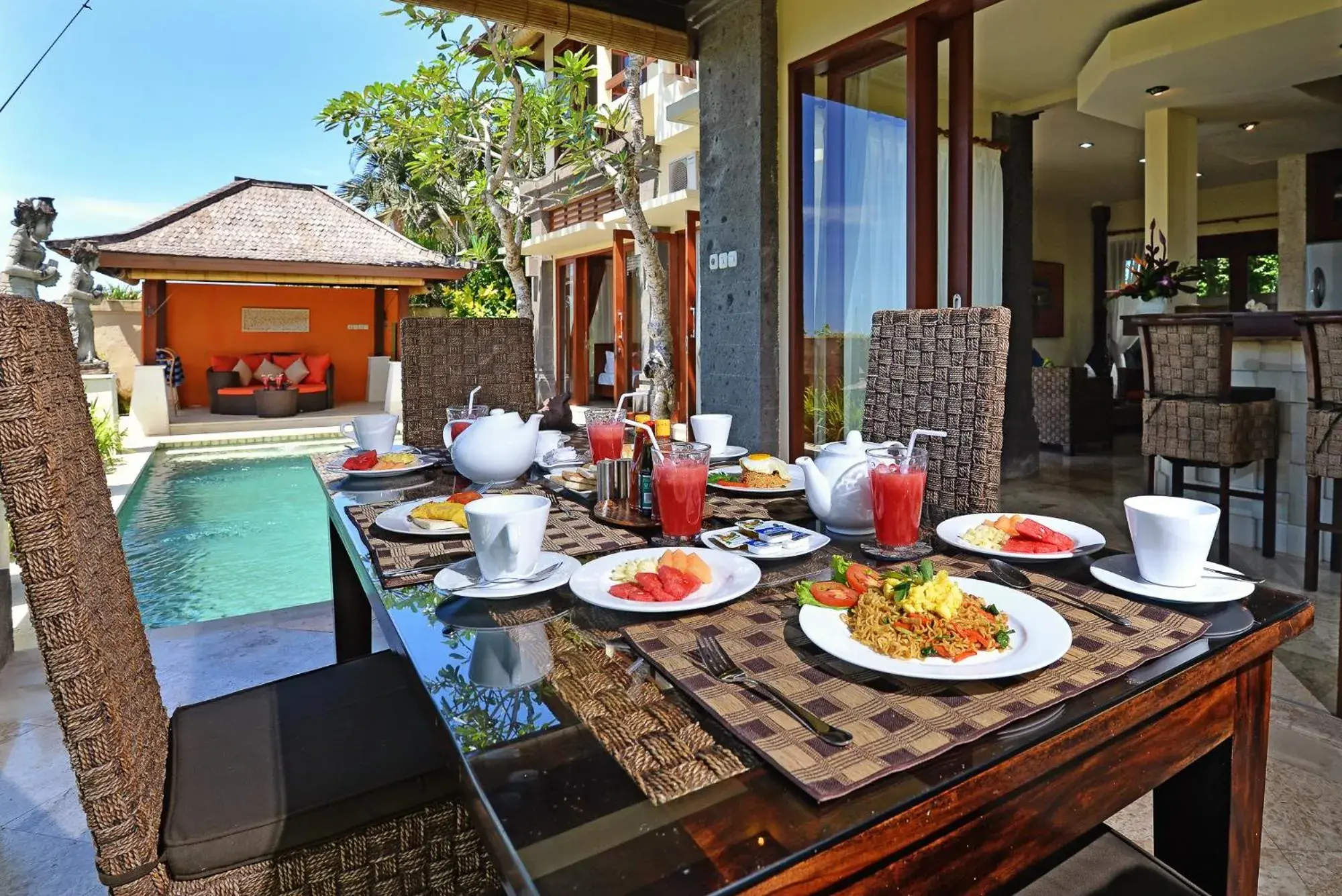 Continental breakfast in Villa Lidwina by Nagisa Bali Continental breakfast in Villa Lidwina by Nagisa Bali