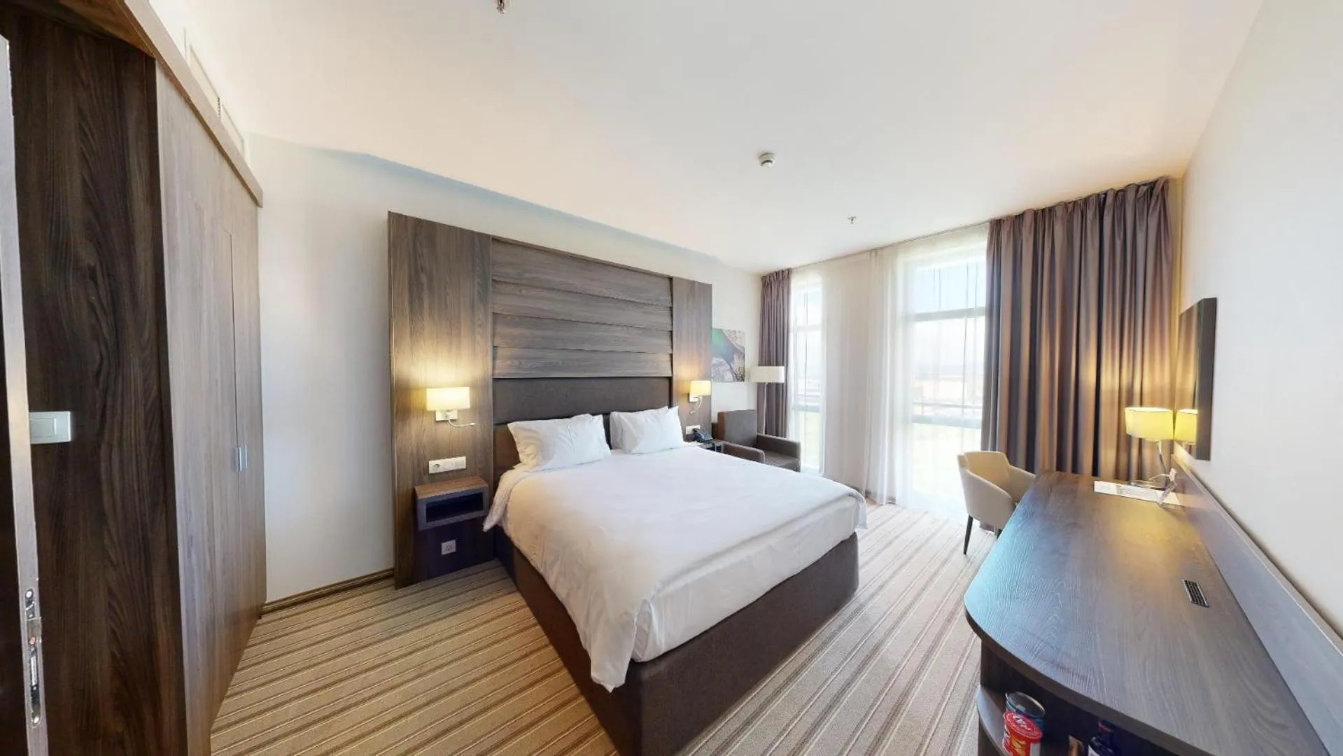 Bed in Premier Sofia Airport Hotel