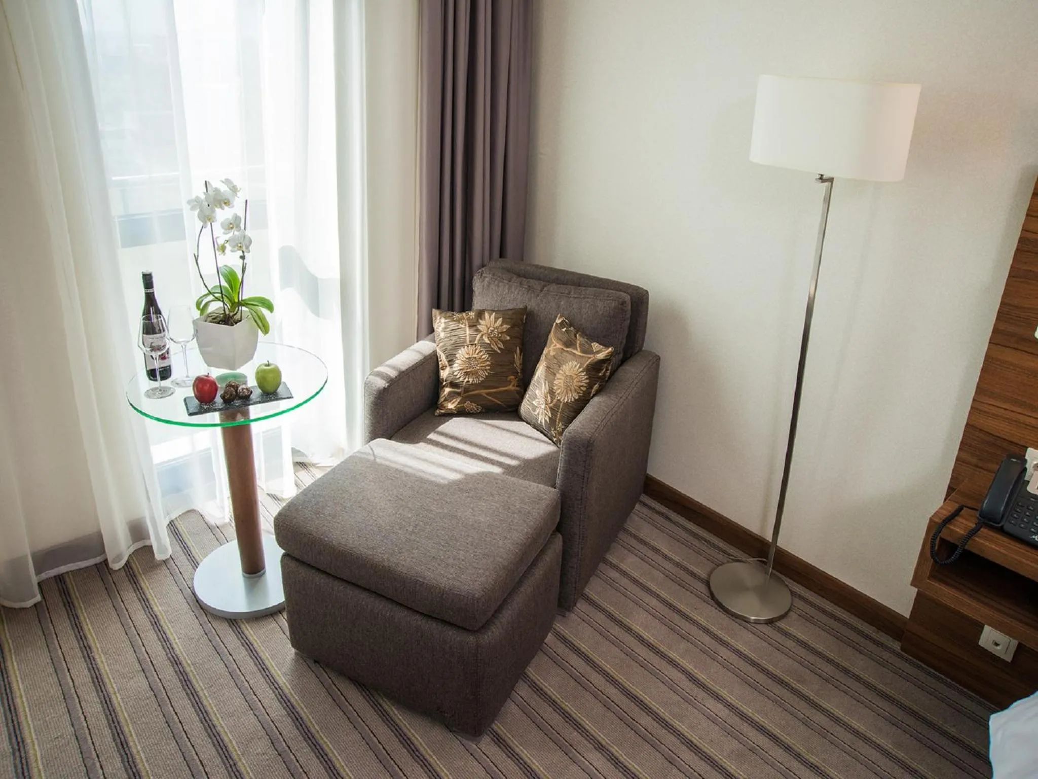 Living room in Premier Sofia Airport Hotel