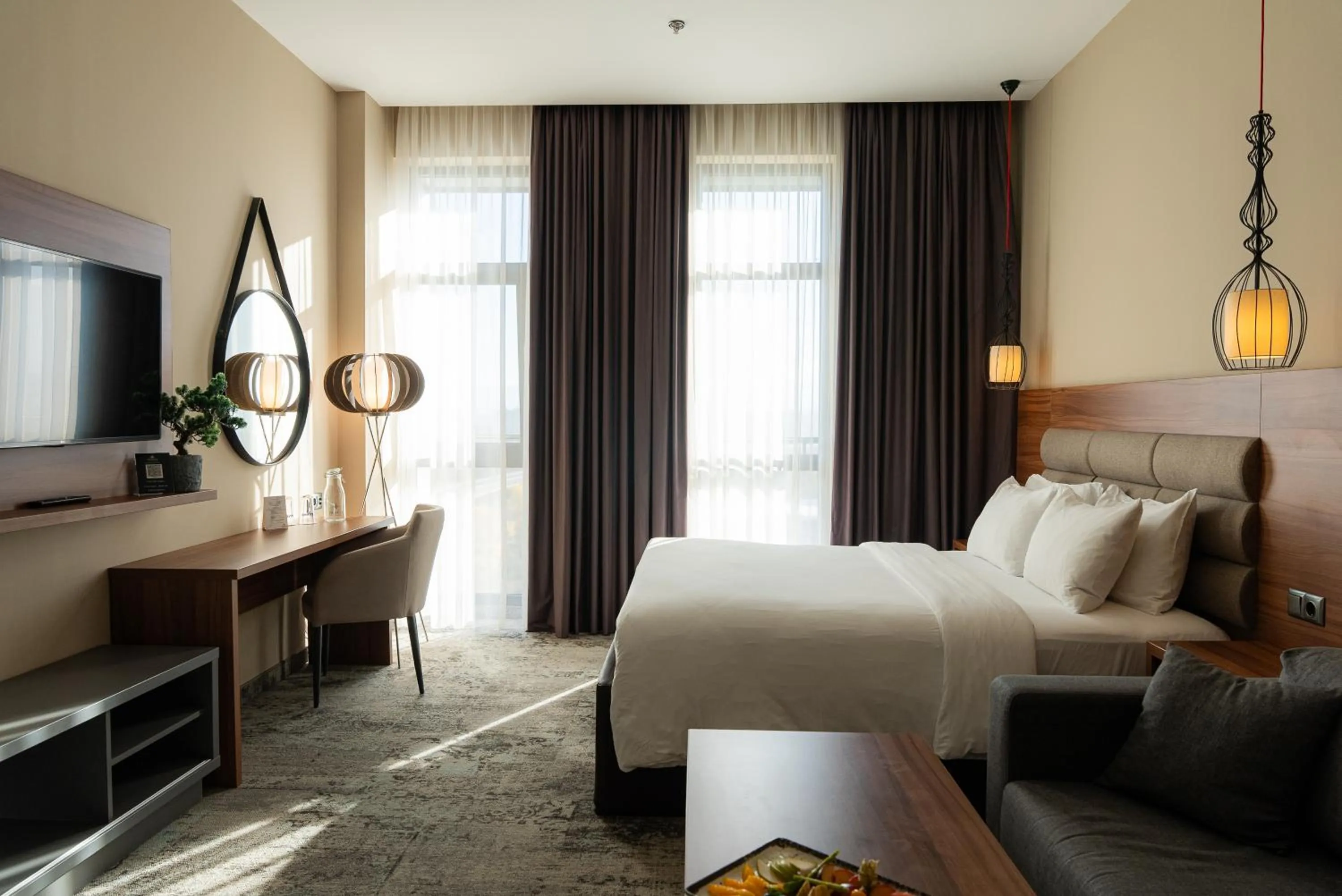 Bed in Premier Sofia Airport Hotel