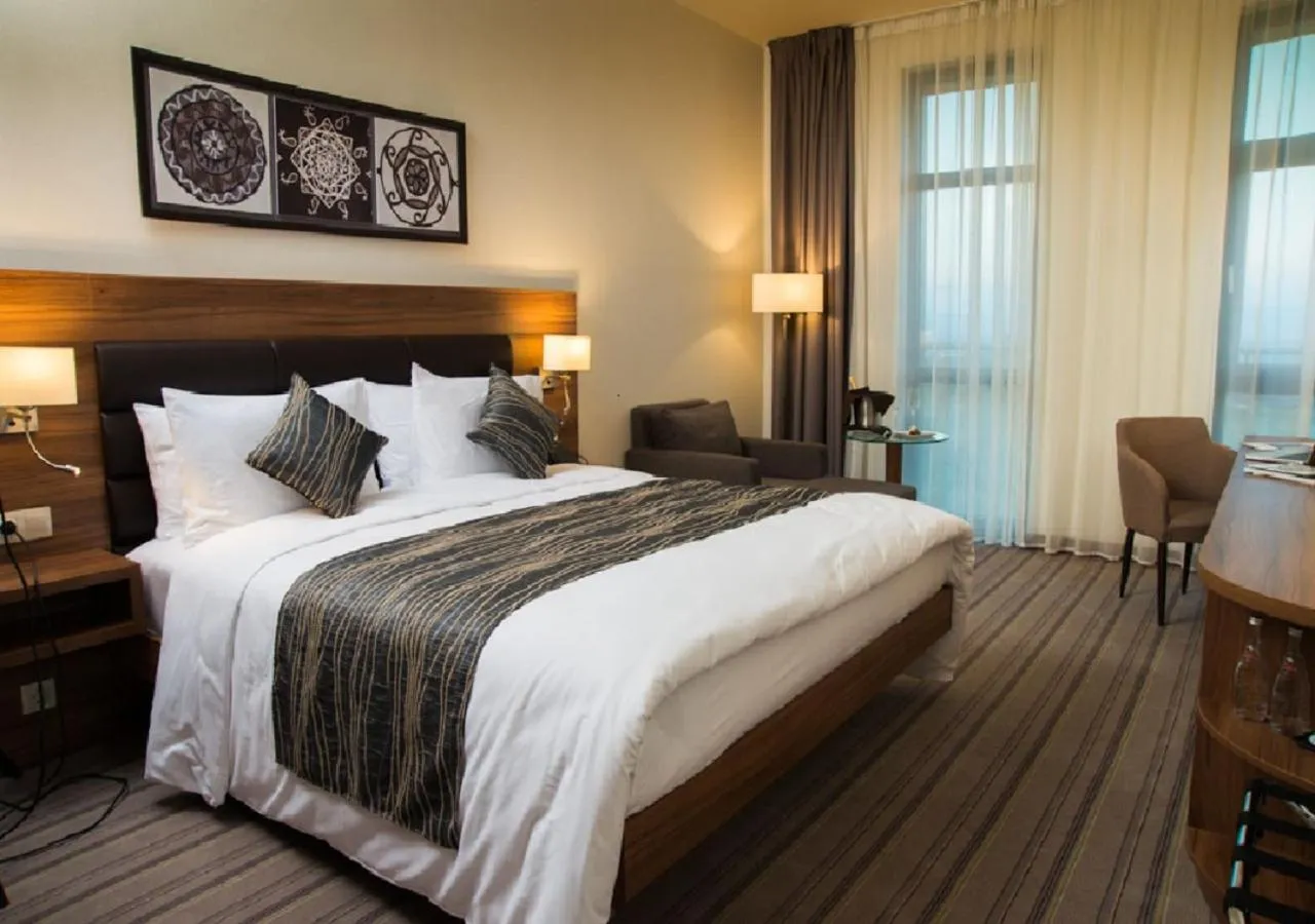 Bed in Premier Sofia Airport Hotel