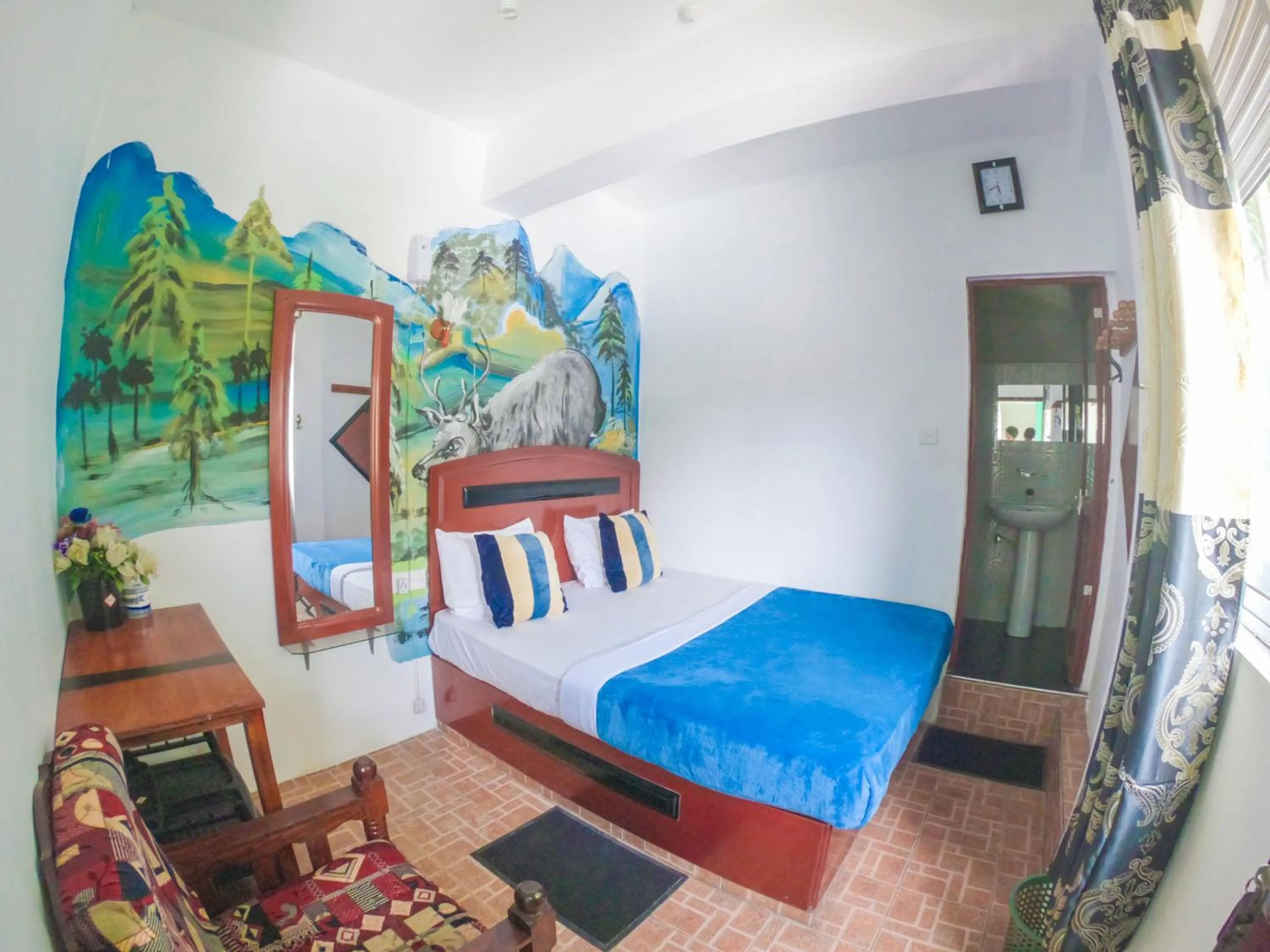 Bathroom, Bed in Siumi Rest