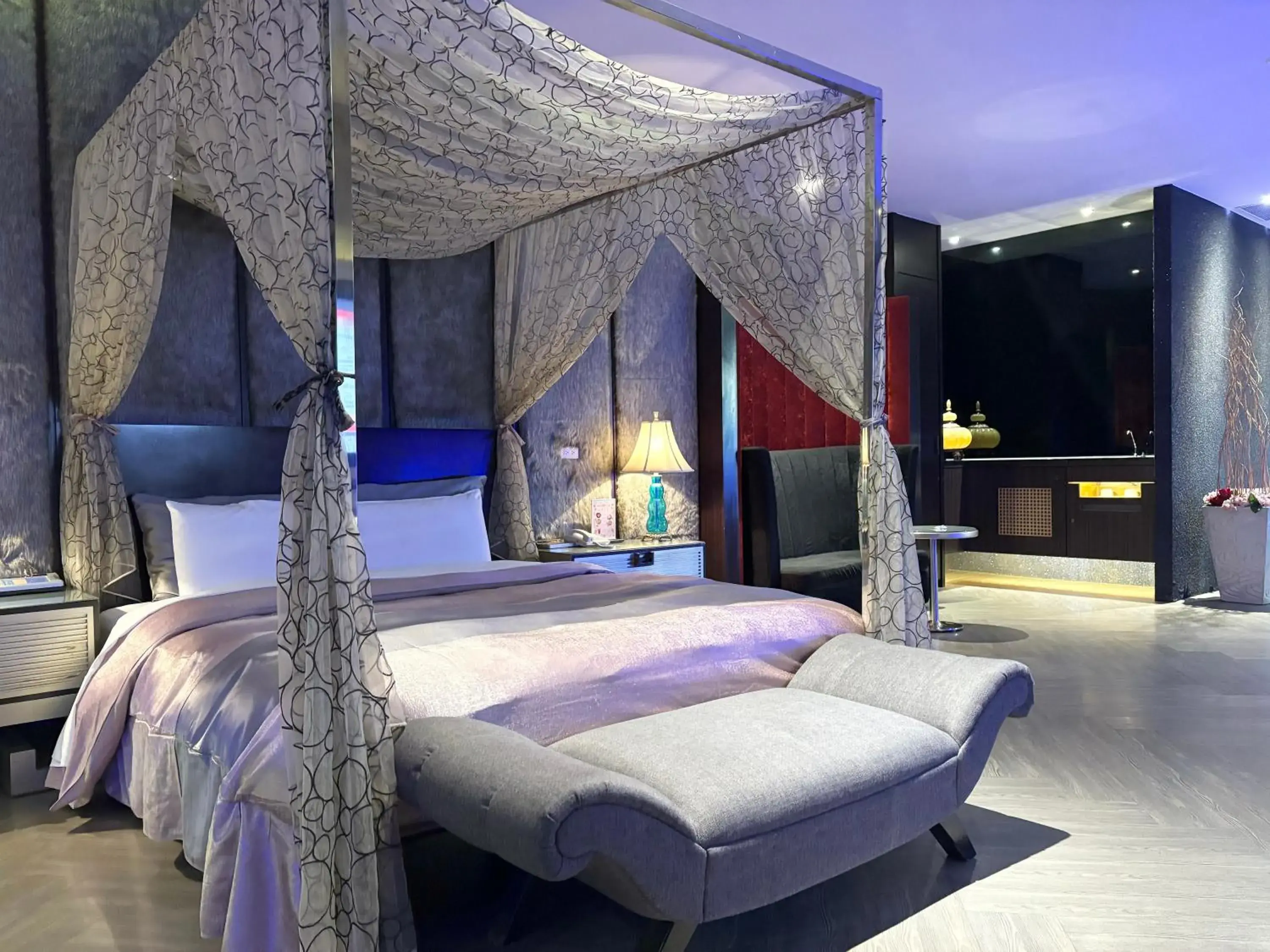 Bed in Xiadu Motel Bed in Xiadu Motel