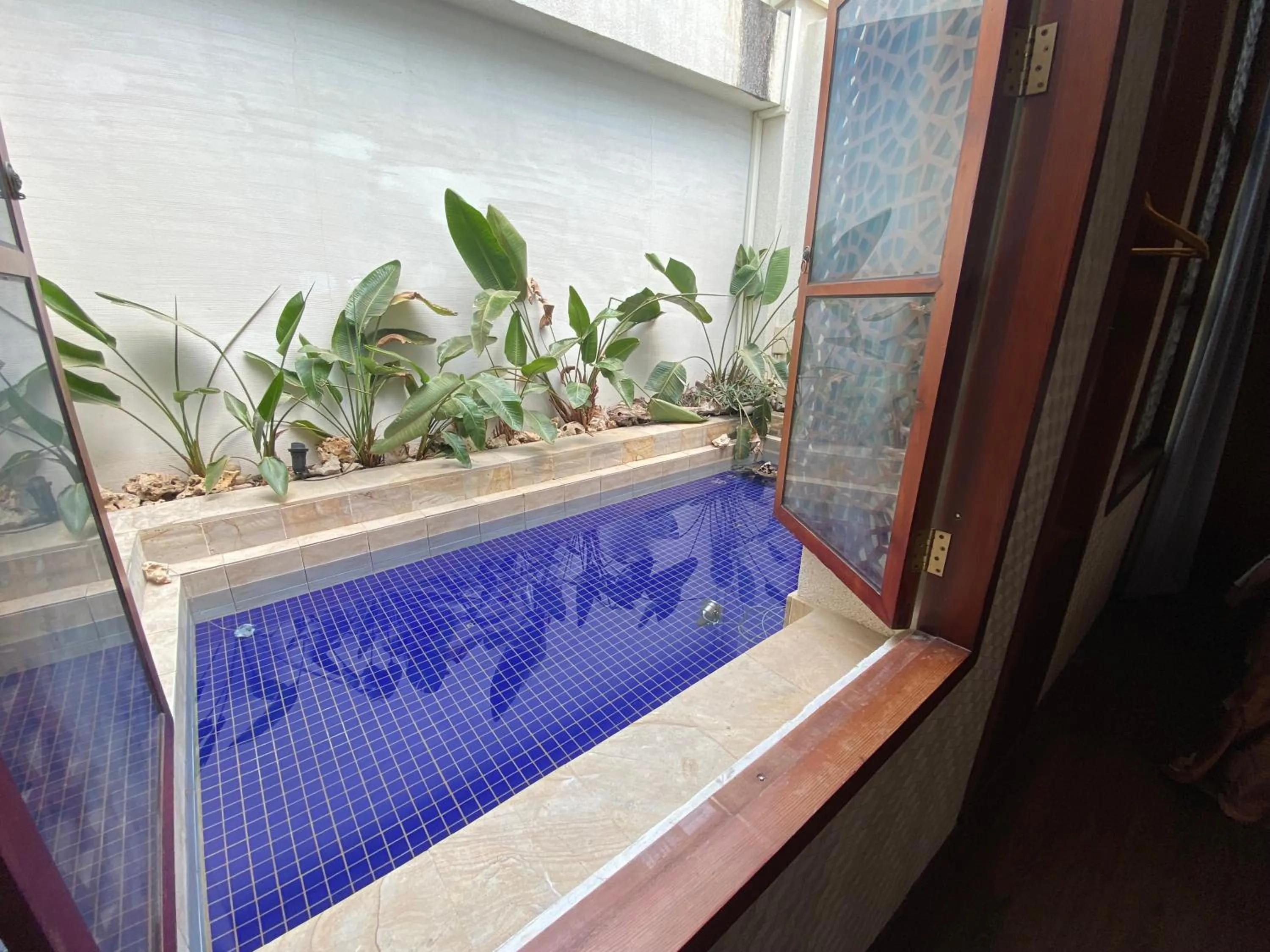 Garden view in Xiadu Motel